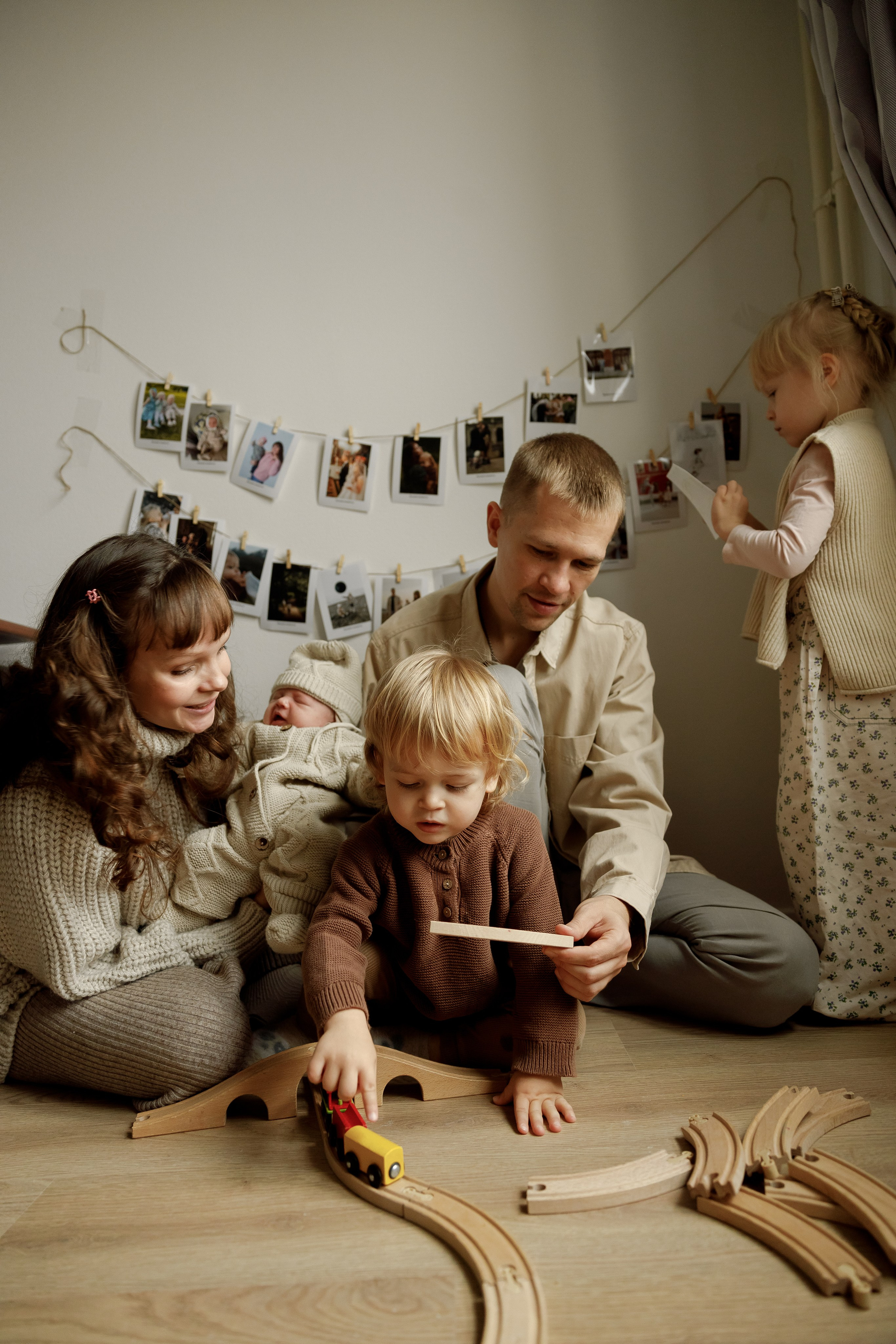 Домашняя семейная съёмка. Фотограф Москва