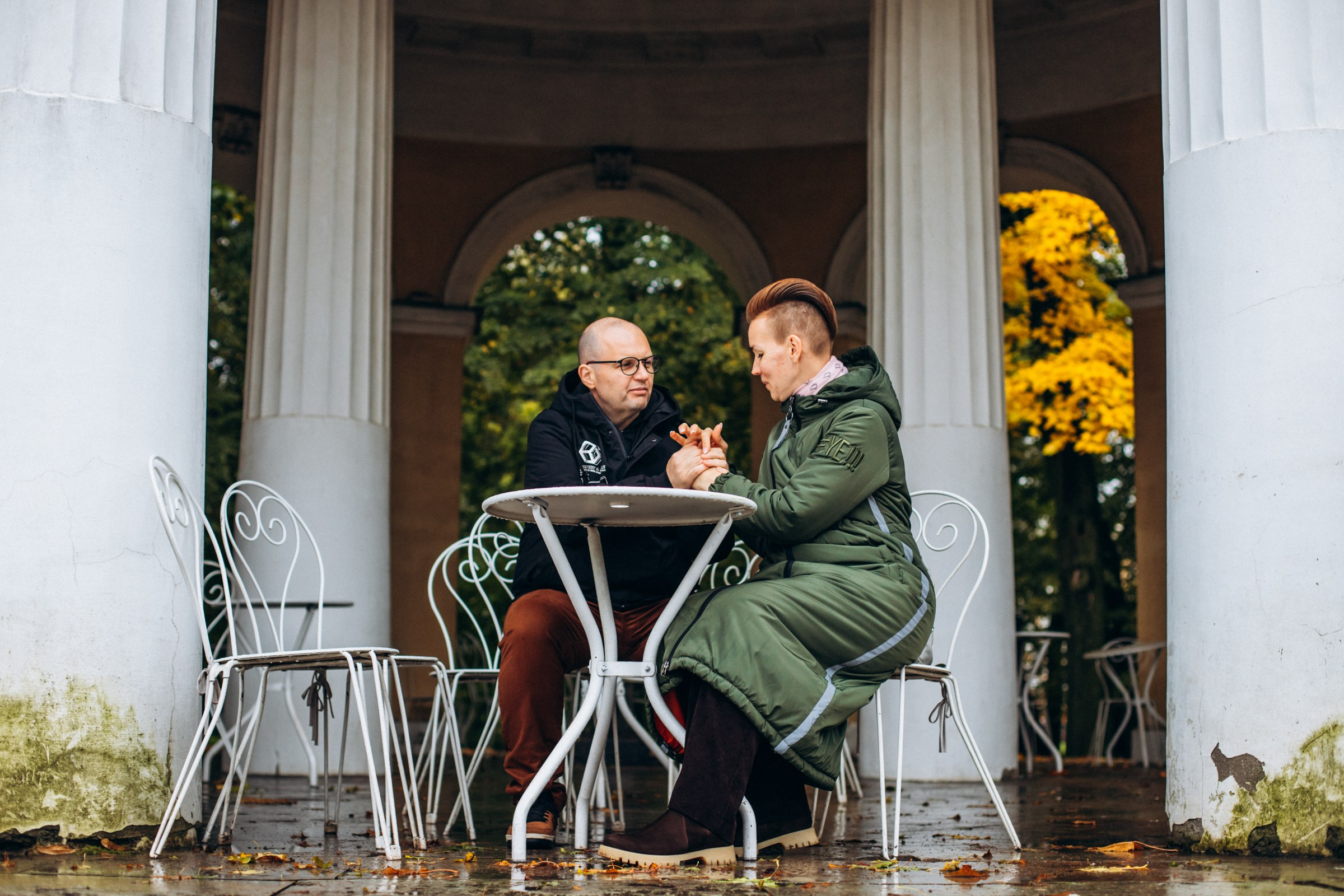 Николай и Екатерина в октябре. Фотопрогулка в Петербурге. Индивидуальный и семейный фотограф в Санкт-Петербурге