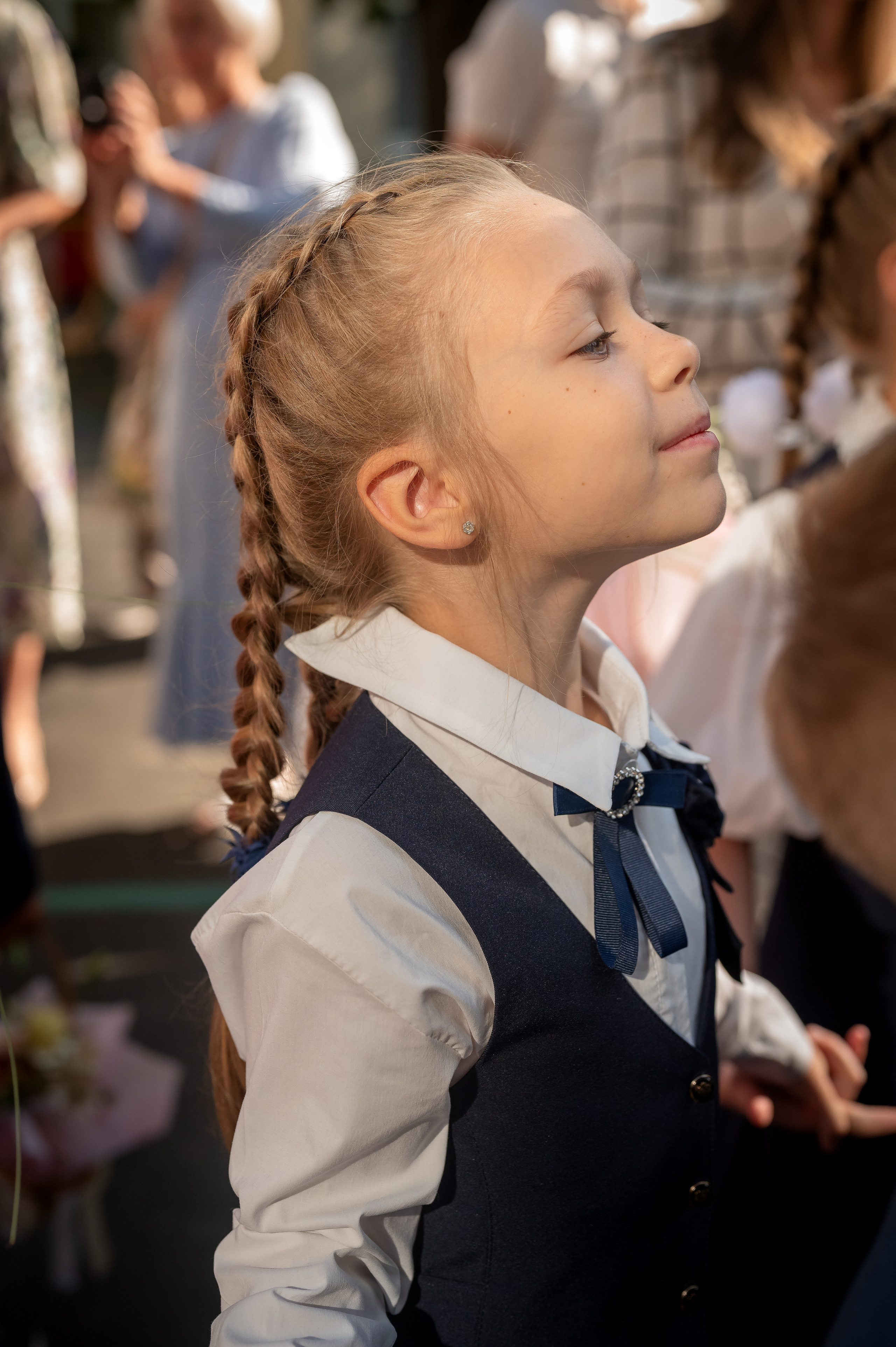 Репортаж с 1 сентября. Фотограф новорождённых, семейный, школьный в городе Калуге Евгения