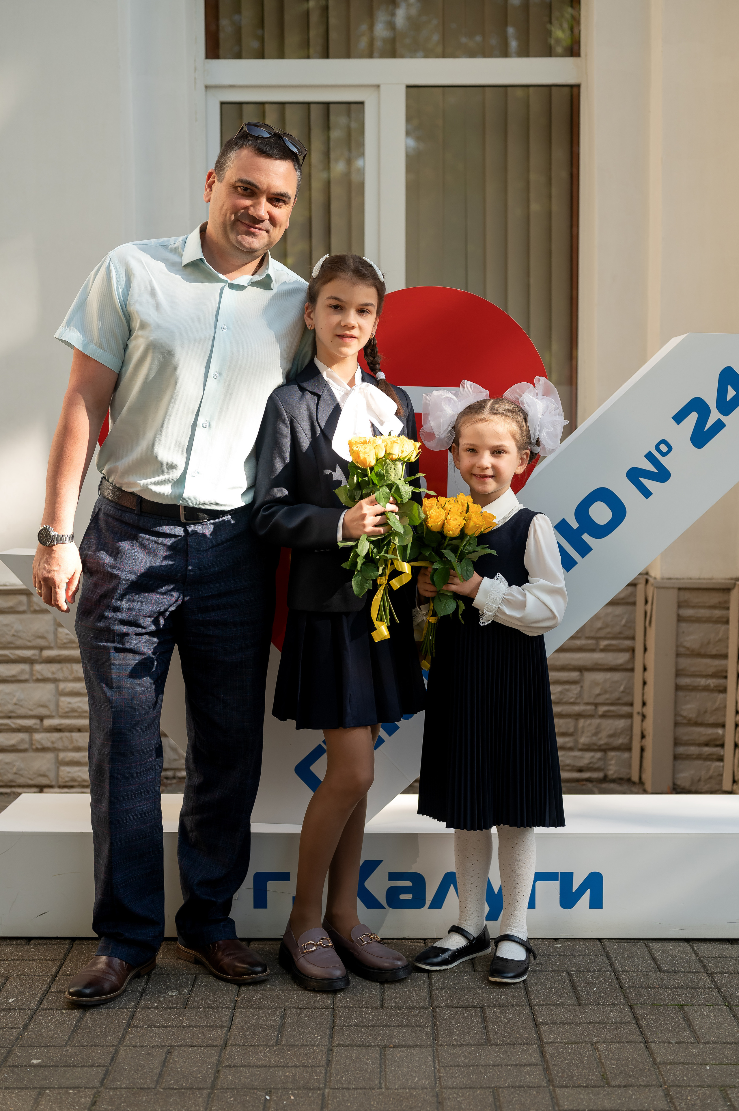 Репортаж с 1 сентября. Фотограф новорождённых, семейный, школьный в городе Калуге Евгения