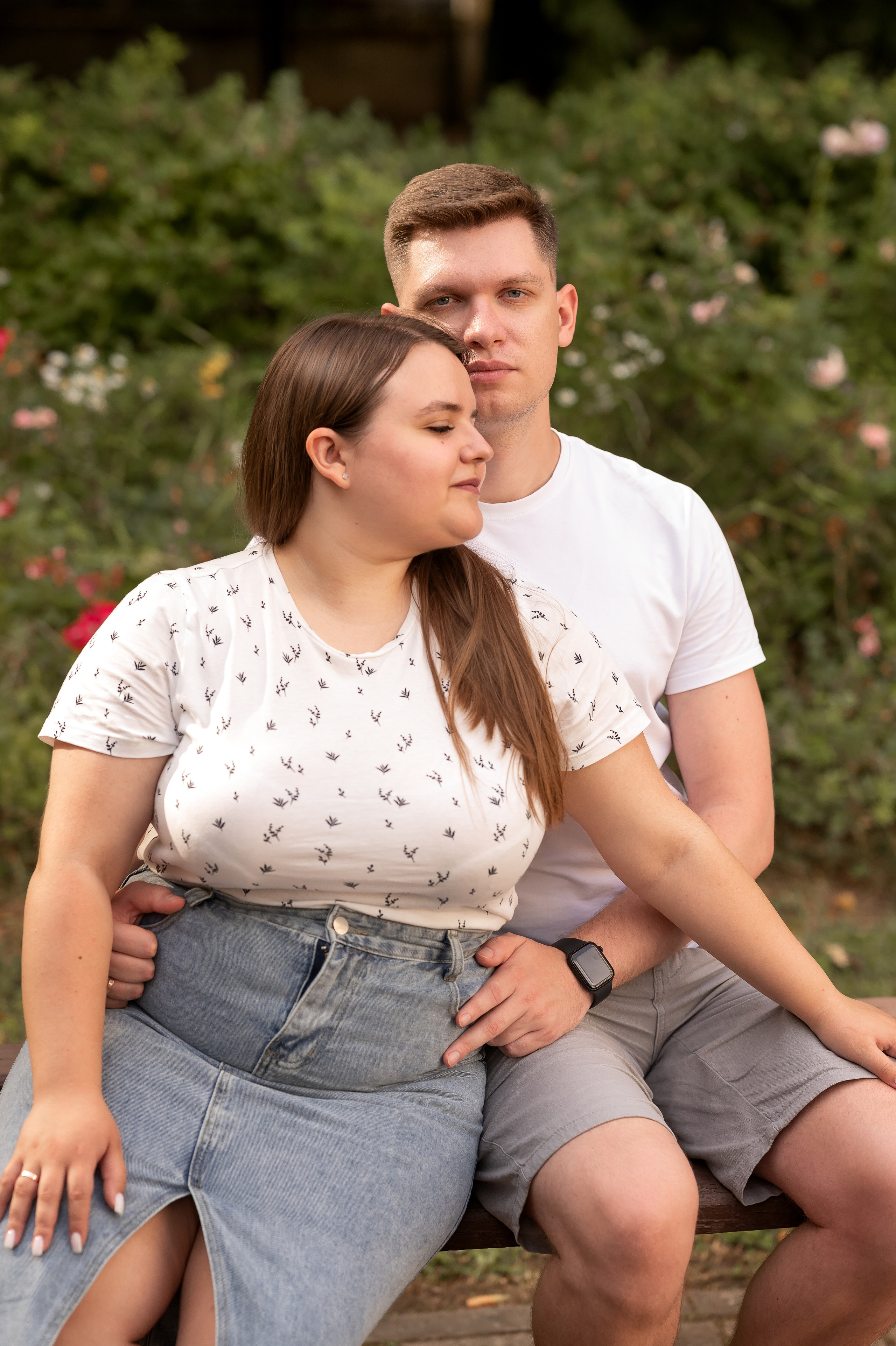 #фотосессия семейной пары на природе. Фотограф новорождённых, семейный, школьный в городе Калуге Евгения