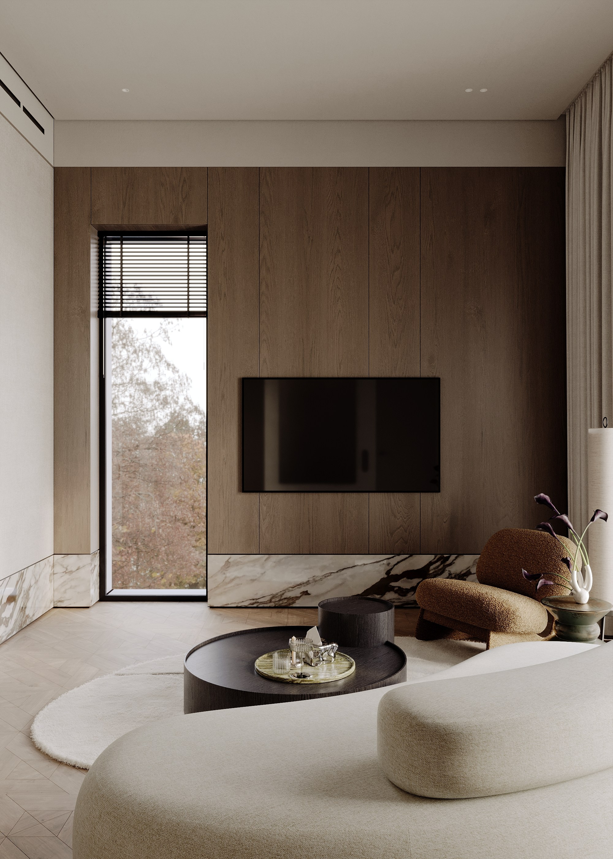 Лапино | гостиная сьют. 3d визуализатор Валерия Романова