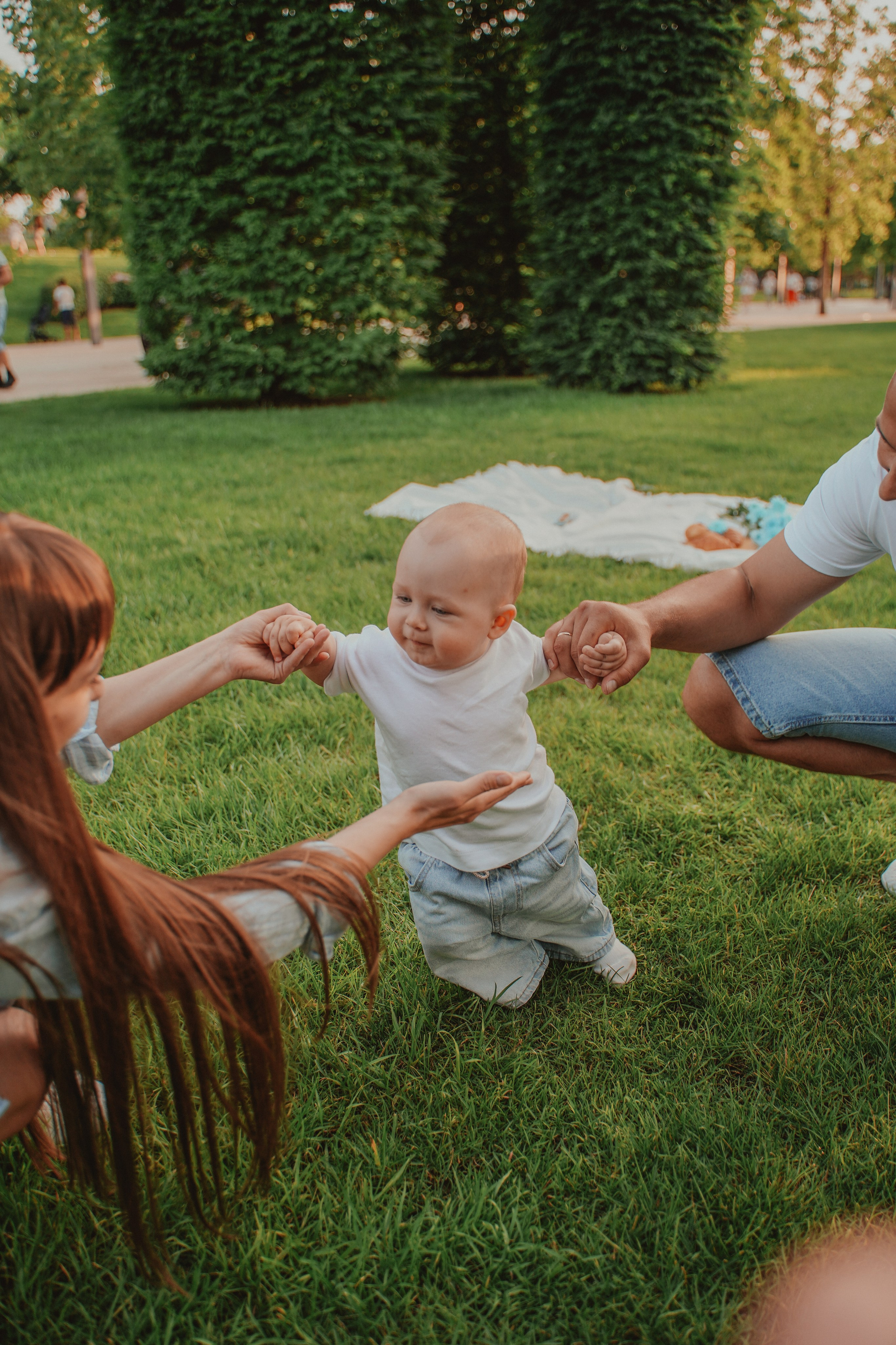 Семейная фотосессия в парке Галицкого. Семейный и женский фотограф в Краснодаре Анастасия Приймак