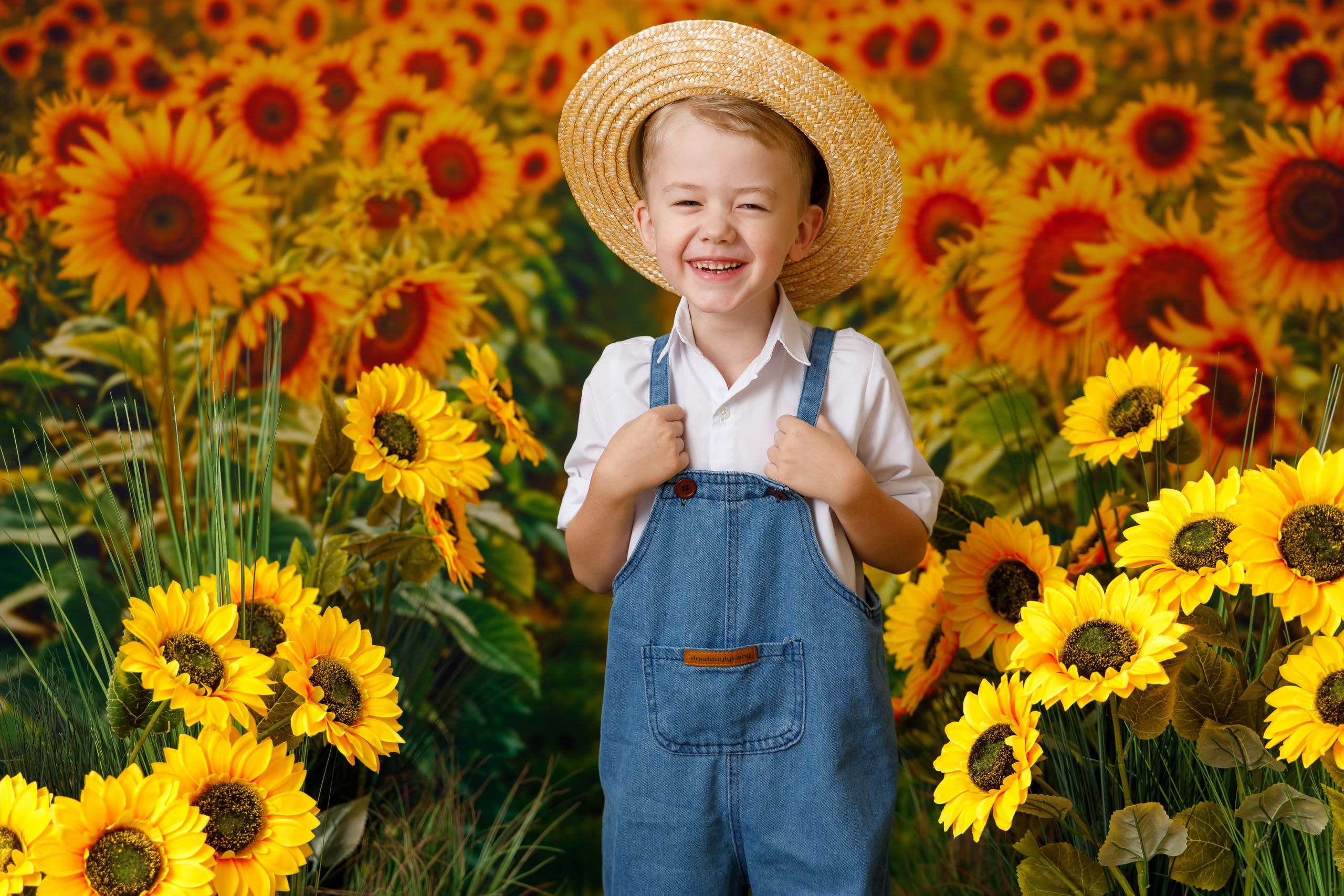 Подсолнухи. Детская фотостудия Москва