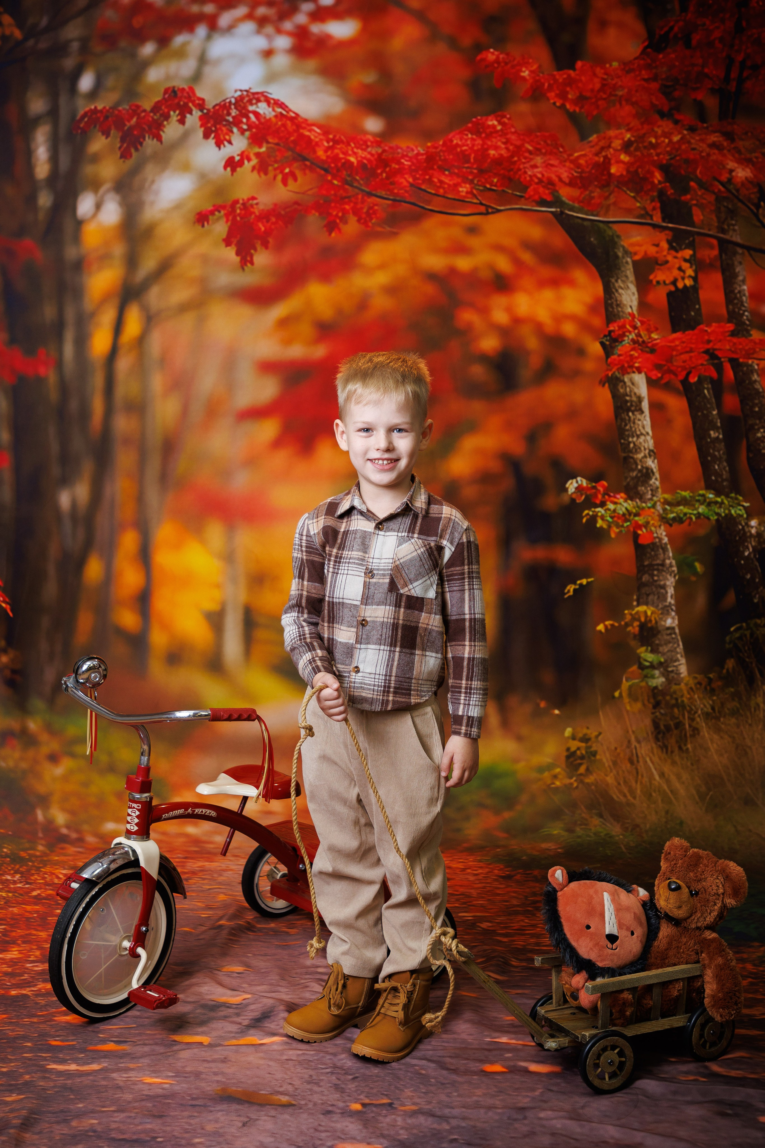 Велосипед. Детская фотостудия Москва