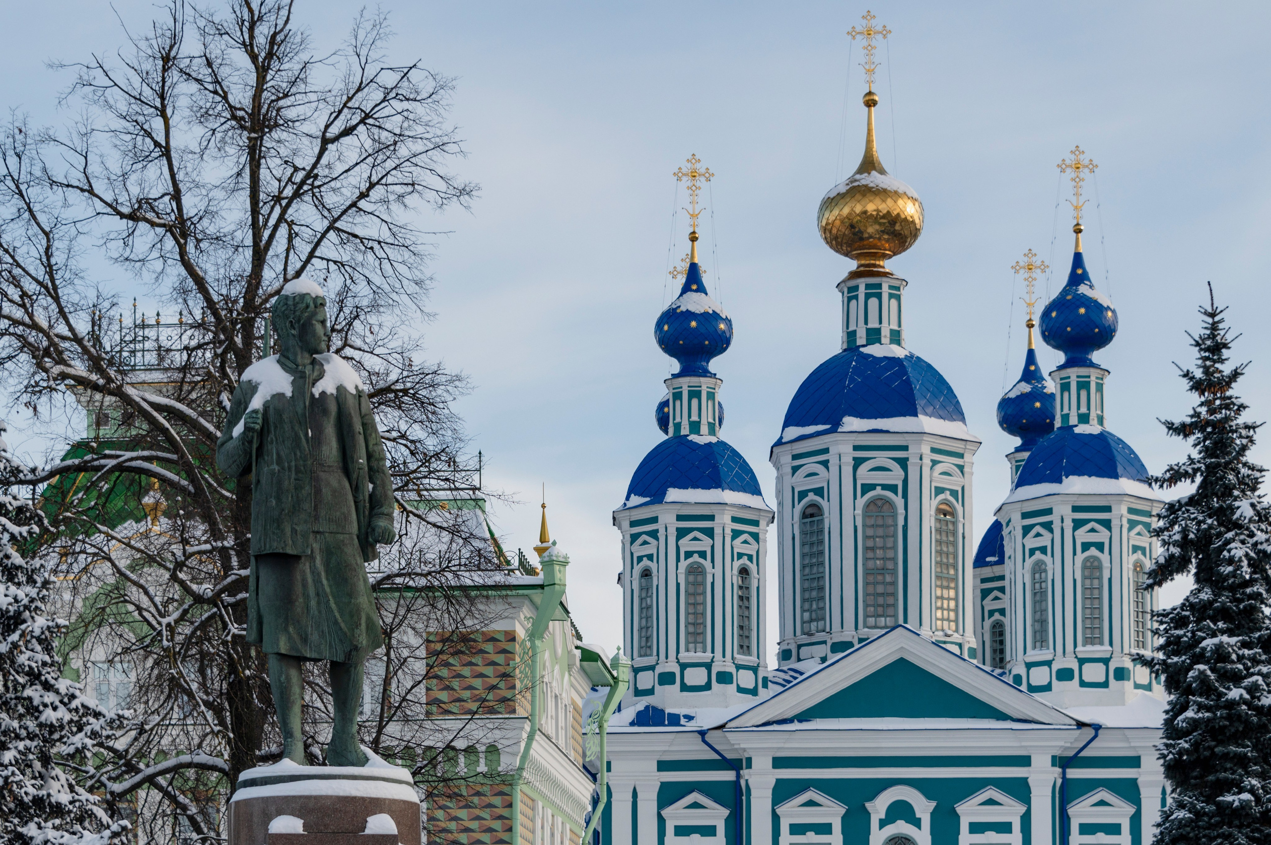 Январский Тамбов. 2024 год. Фотограф Роман Адлер