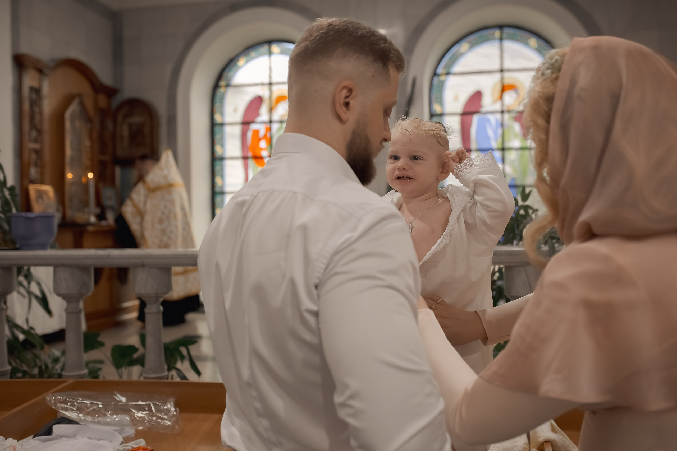 Крещение Грегора. Фотограф на Крещение и Венчание в Ташкенте