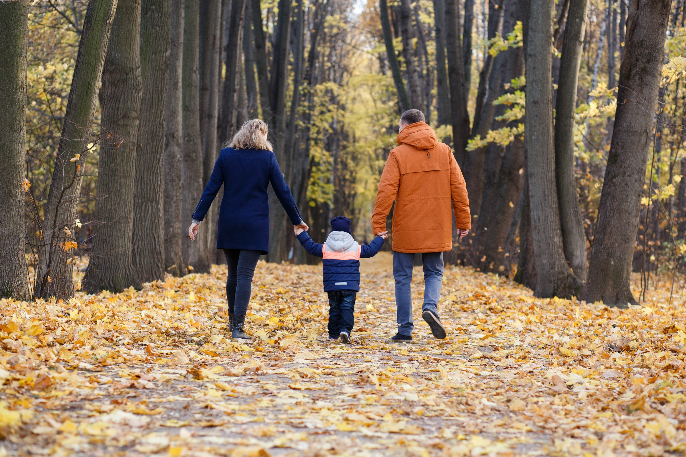 Осенняя прогулка. Семьи, портреты, школьные съемки. Фотограф Лагутина Елена. Москва