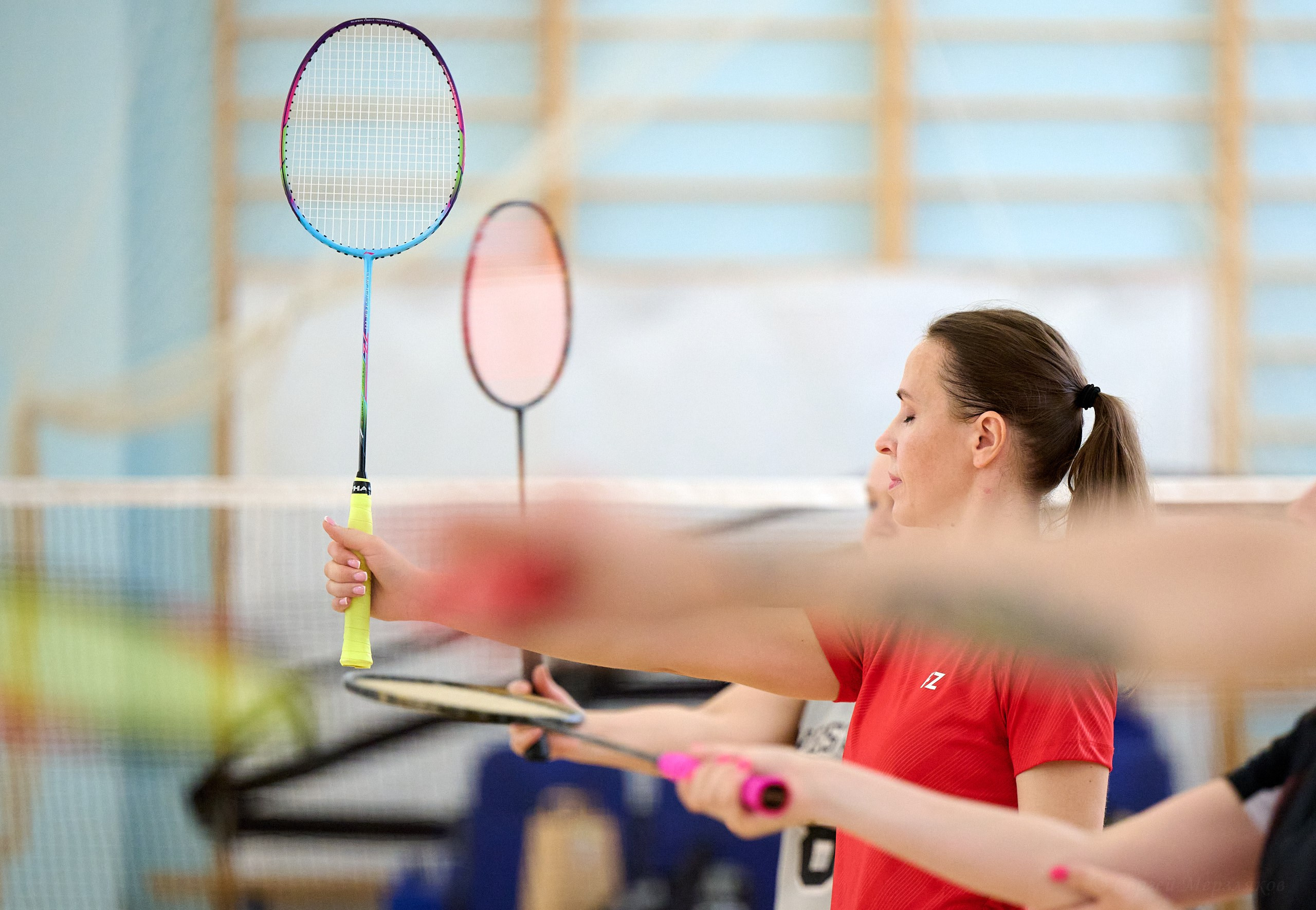 Бадминтон. Мастер-класс Любови Сухановой. Ижевск. 20.07.2024. Спортивный репортажный фотограф в Ижевске Сергей Мерзляков