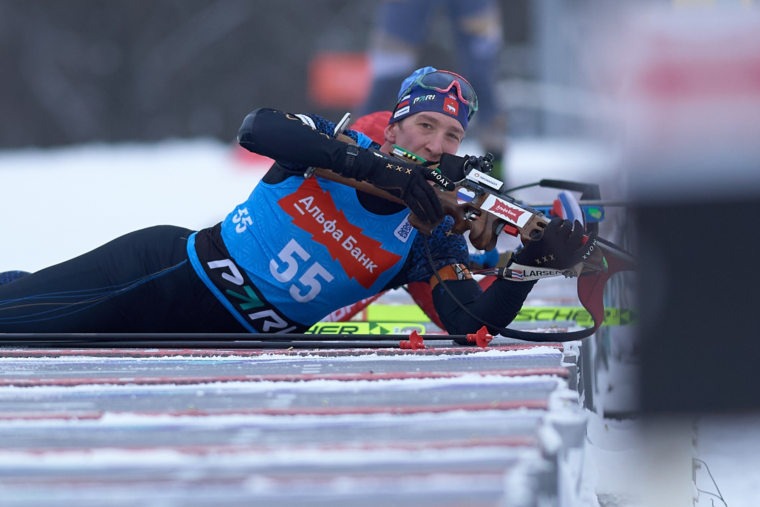 Биатлон. Чемпионат России — 2024/2025, 3-й этап, Ижевск. Ижевская винтовка. Спортивный репортажный фотограф в Ижевске Сергей Мерзляков