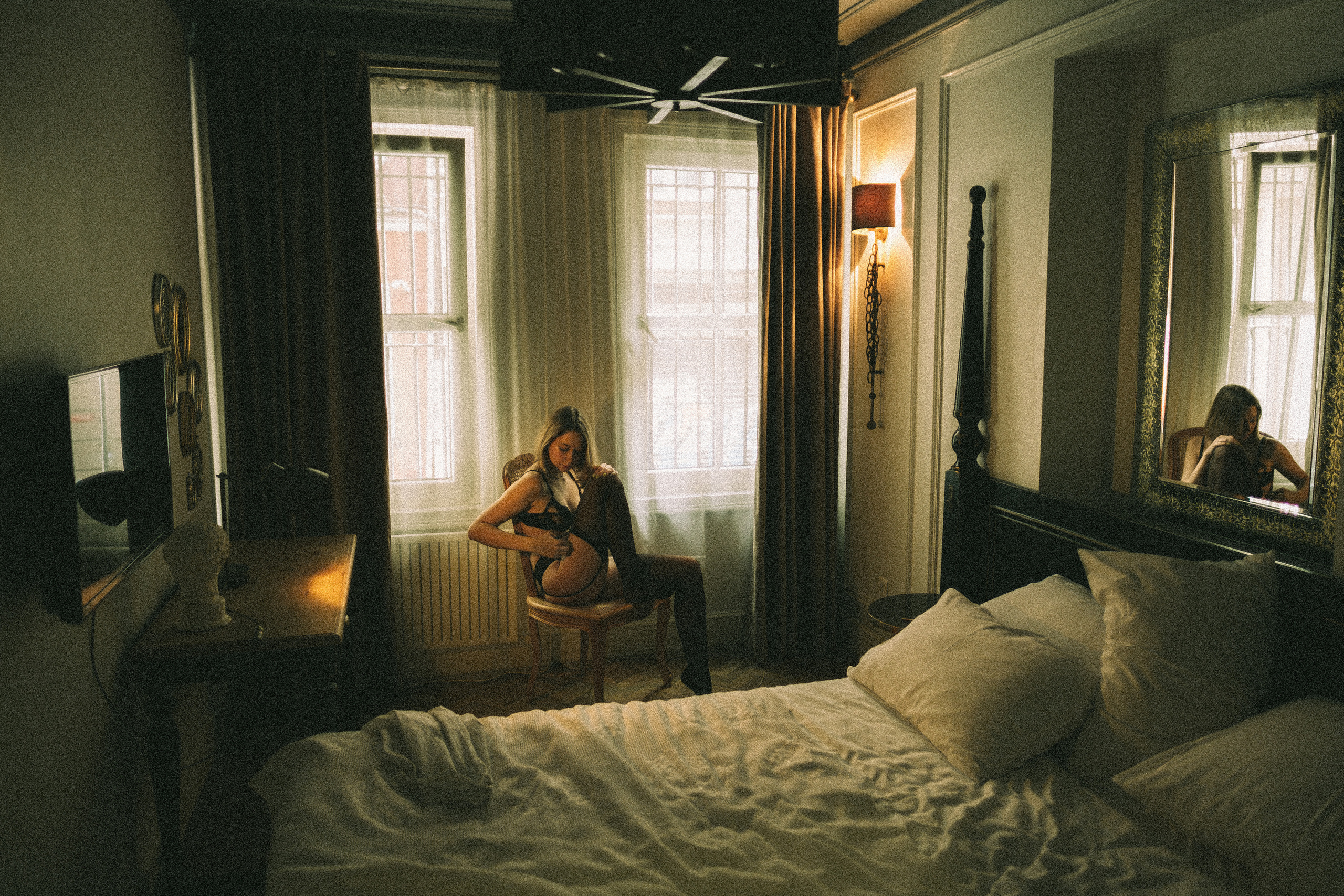 Creative portrait. About