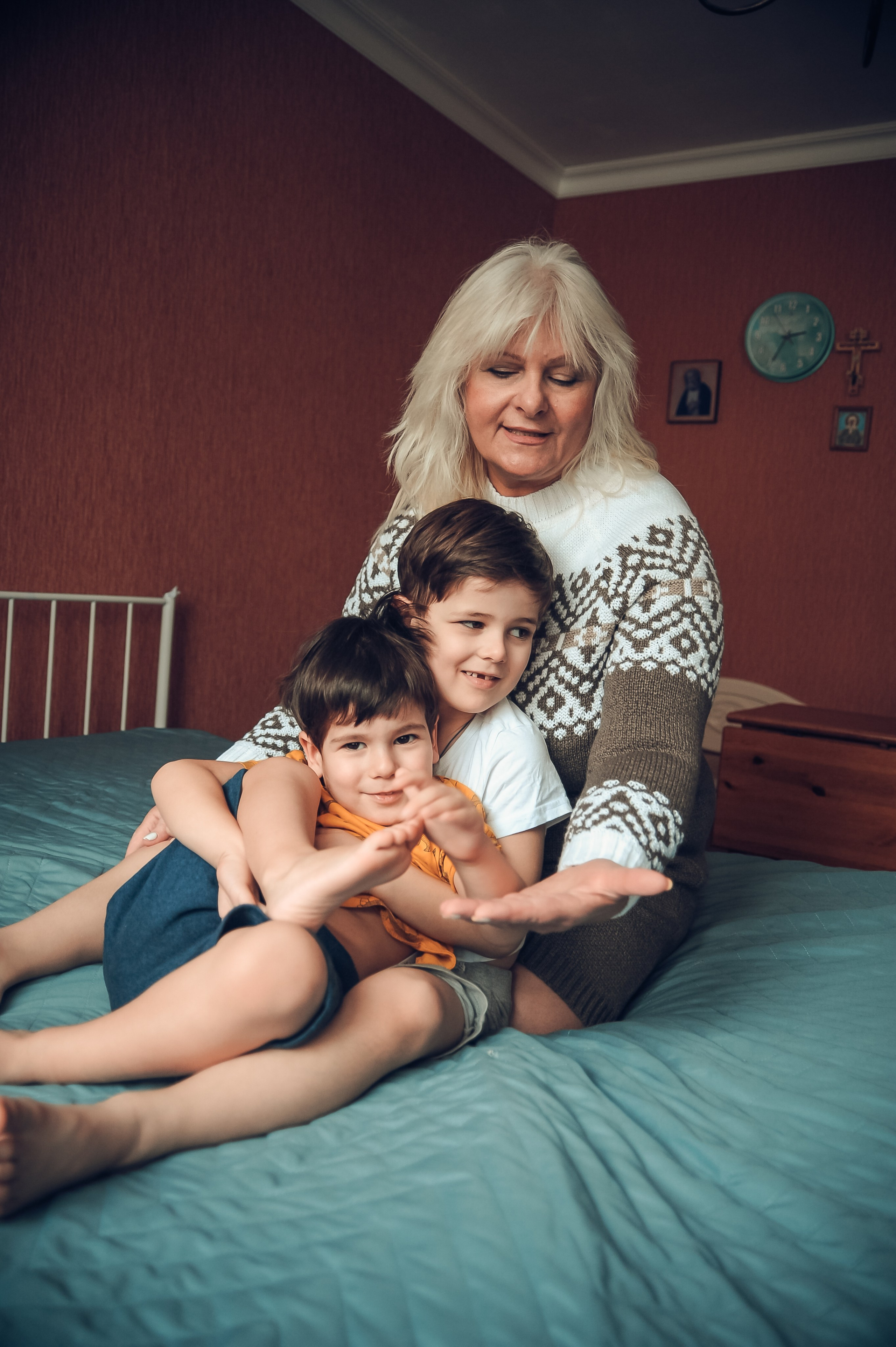 С бабушкой. Фотограф, визажист. Москва