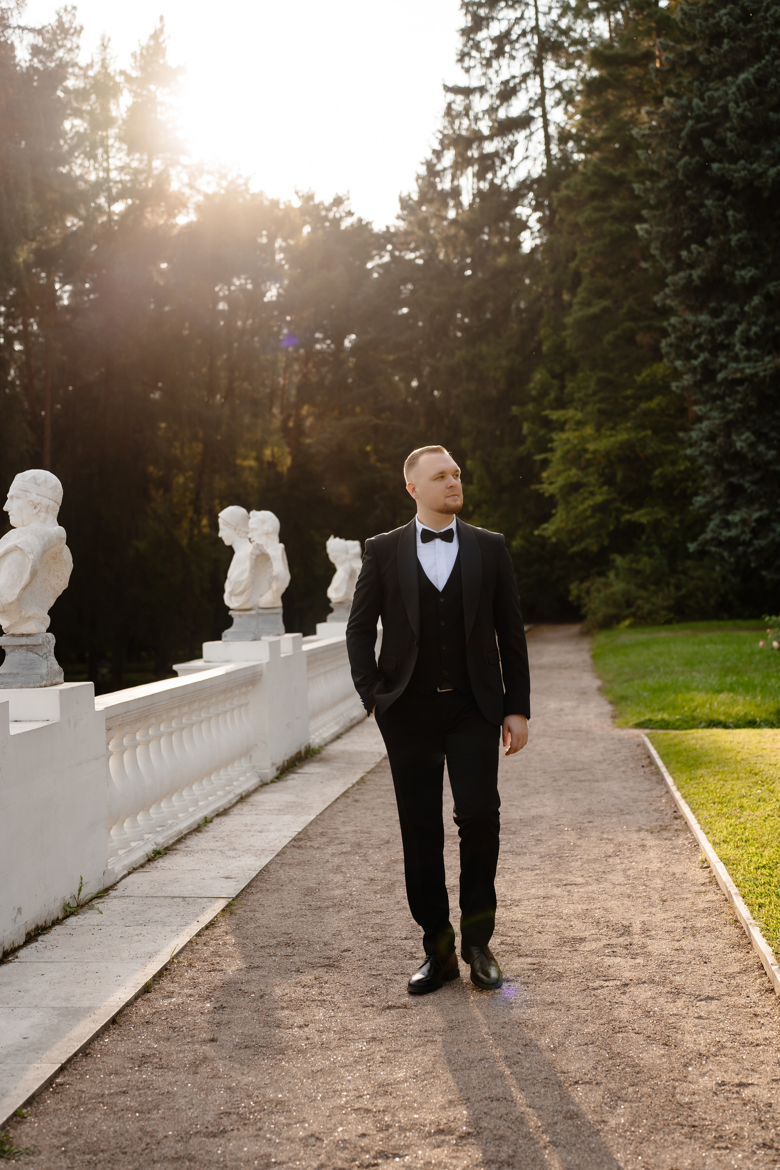 Свадебная фотосессия в парке Архангельское. Свадебный и семейный фотограф в Москве Светлана Зоткина