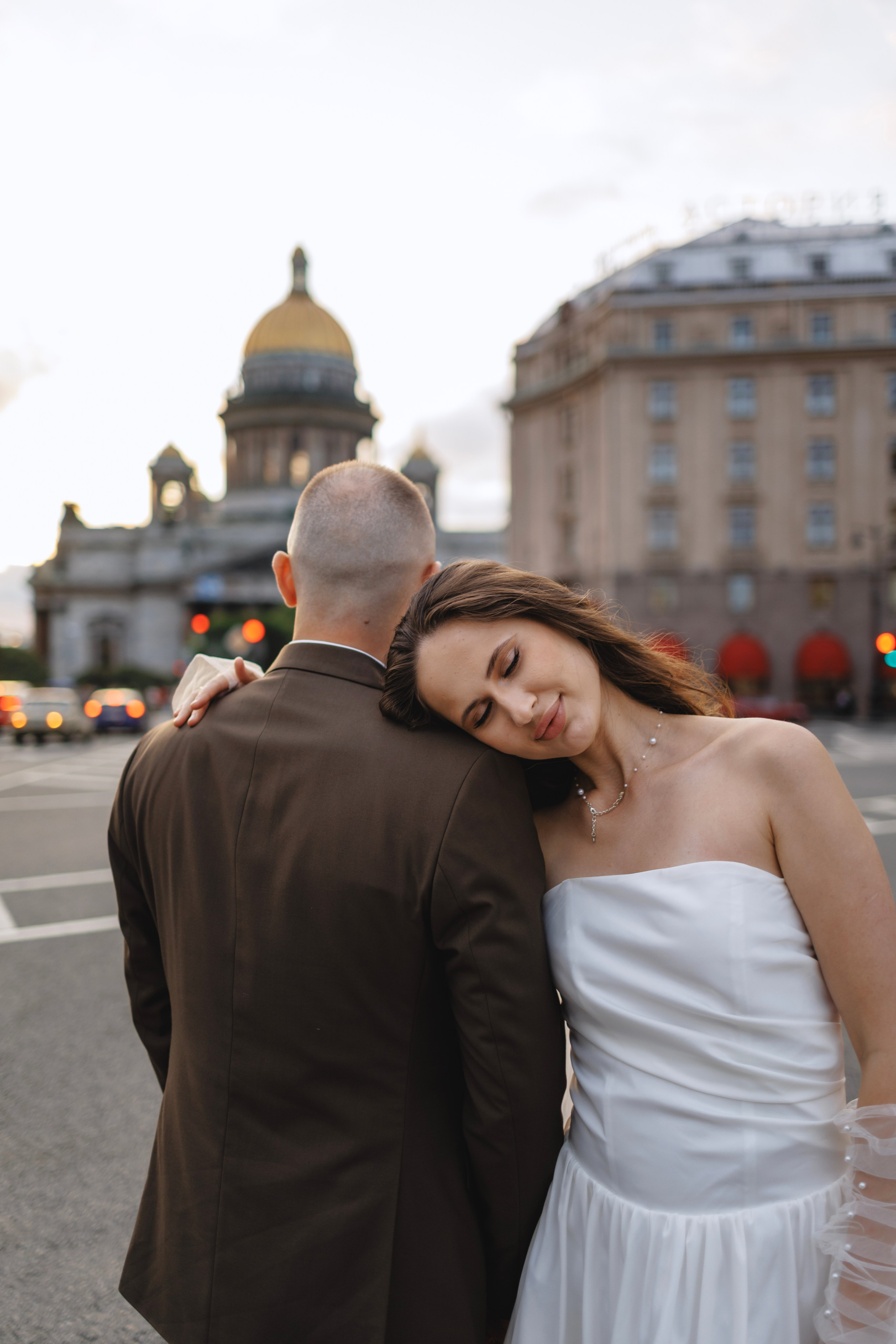 Руслан и Виолетта — Исаакий, Зимняя канавка. Боженова Елена фотограф Санкт-Петербург