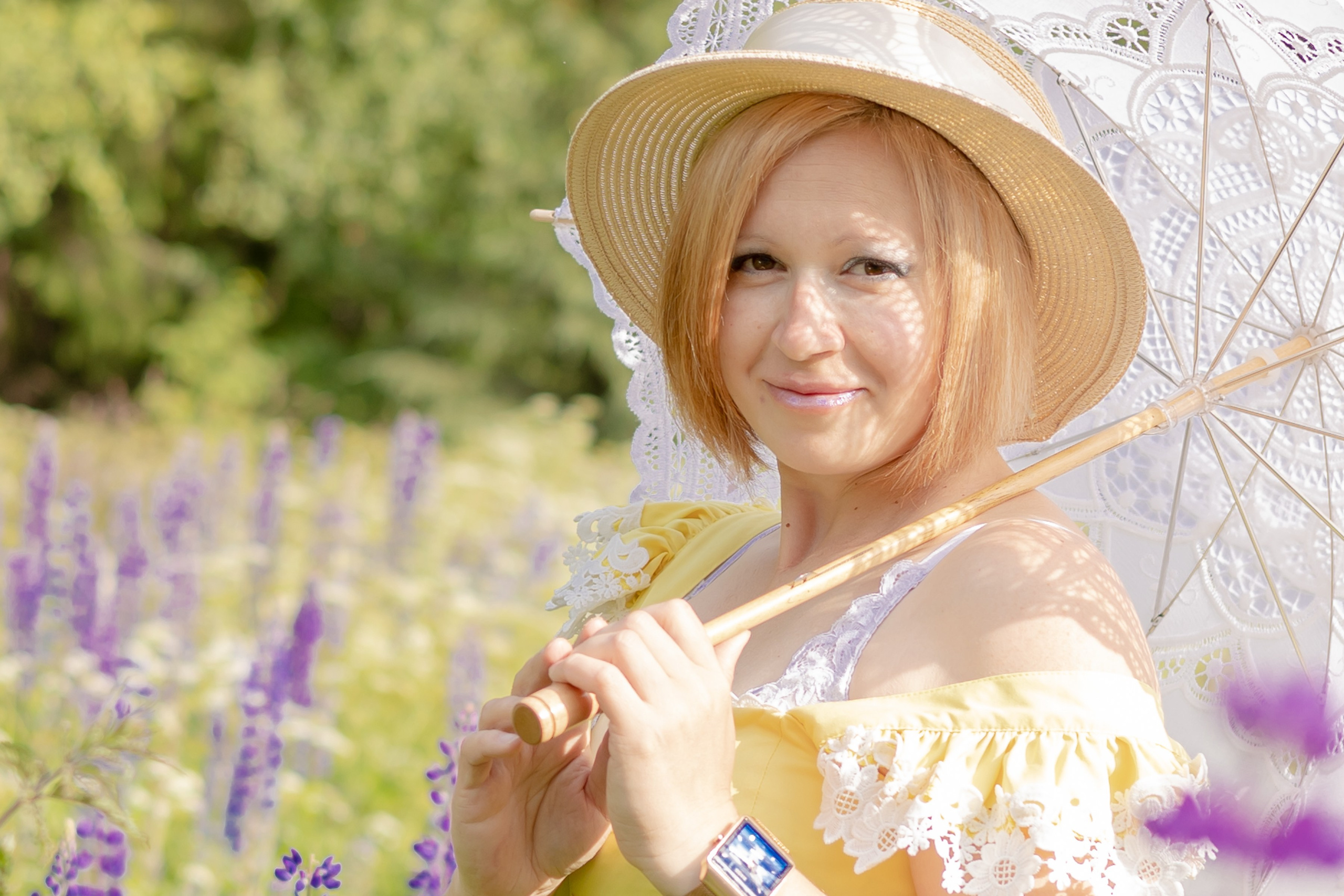 Фотосъемка в люпинах