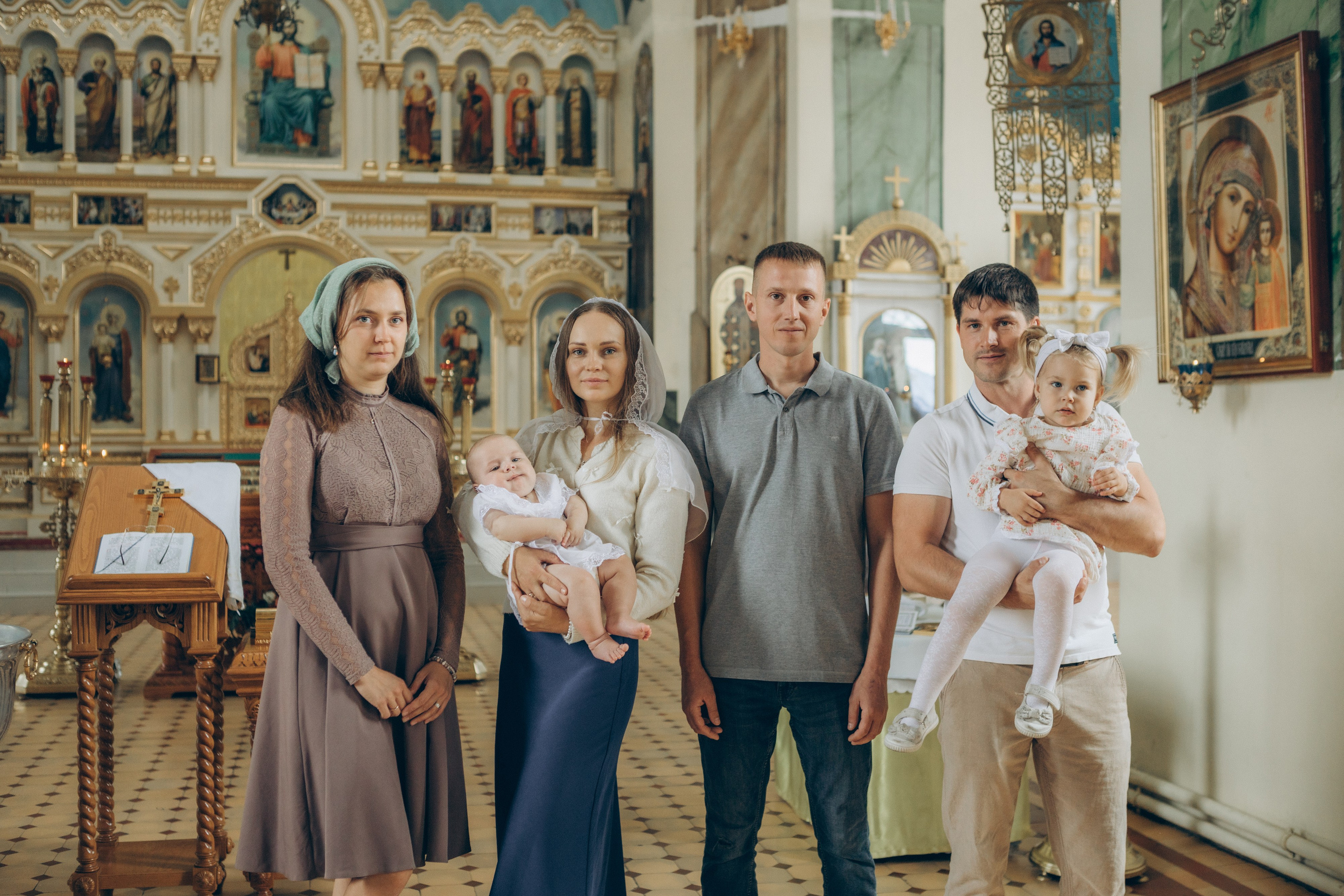 Крещение Тимофея. Семейный фотограф и фотограф на роды в Ростове-на-Дону Мухина Виктория