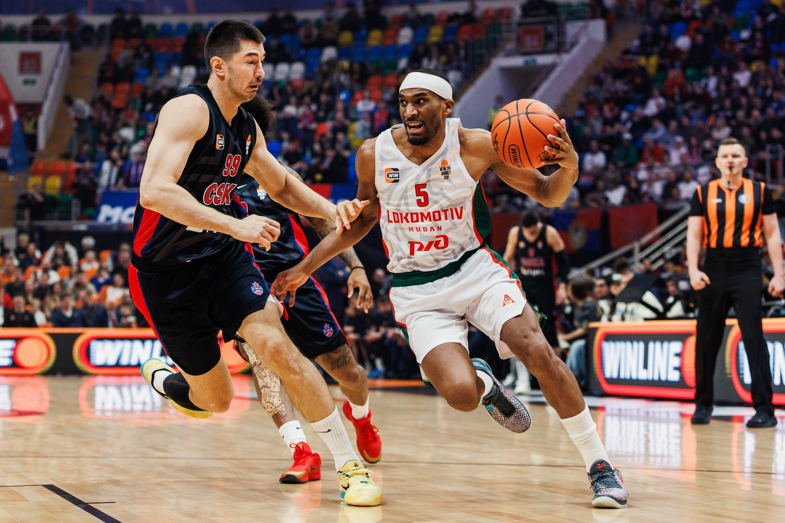 Winline Basket Cup CSKA — Lokomotiv-Luban. Photographer Danil Aykin