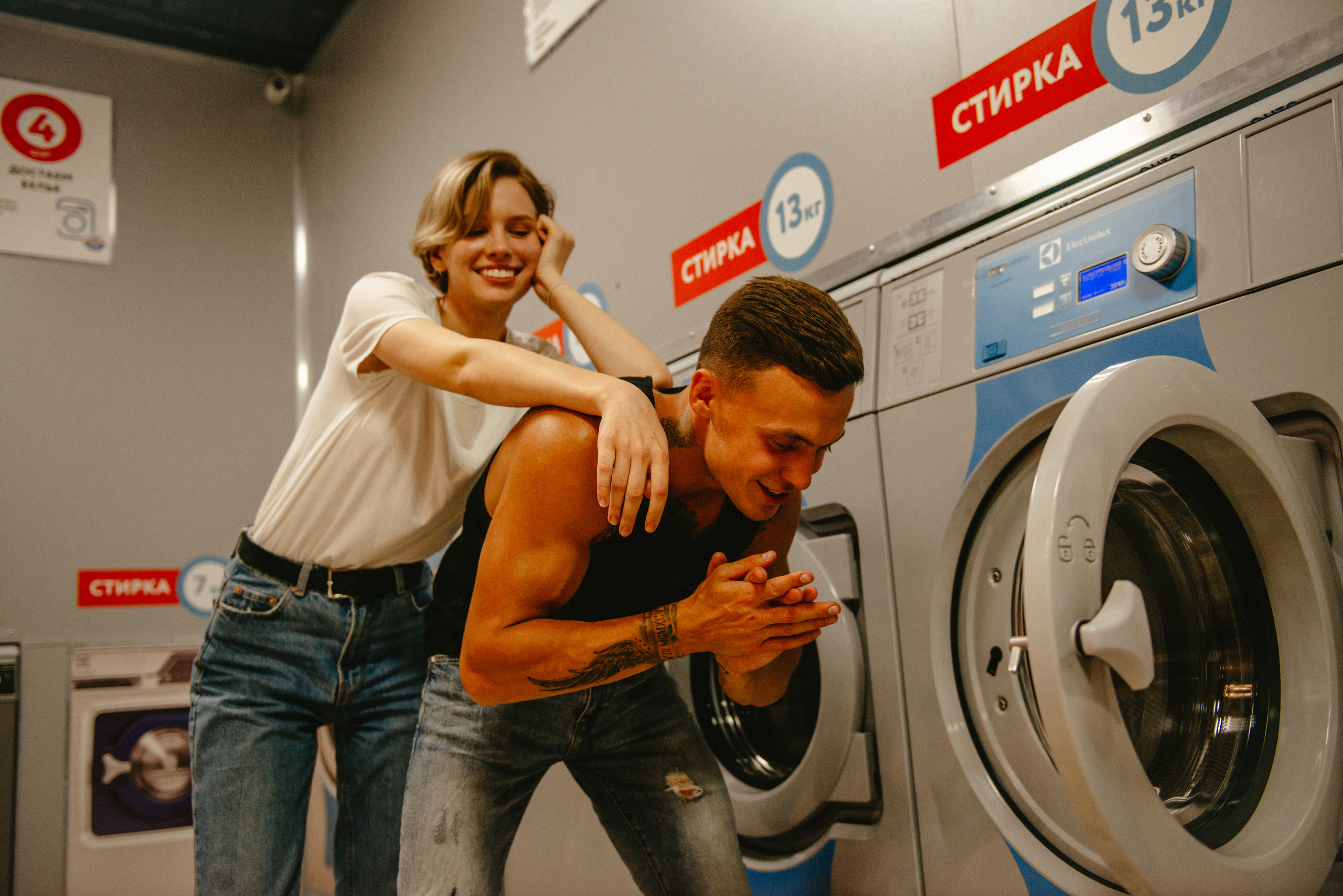 Big washing. Lifestyle фотограф