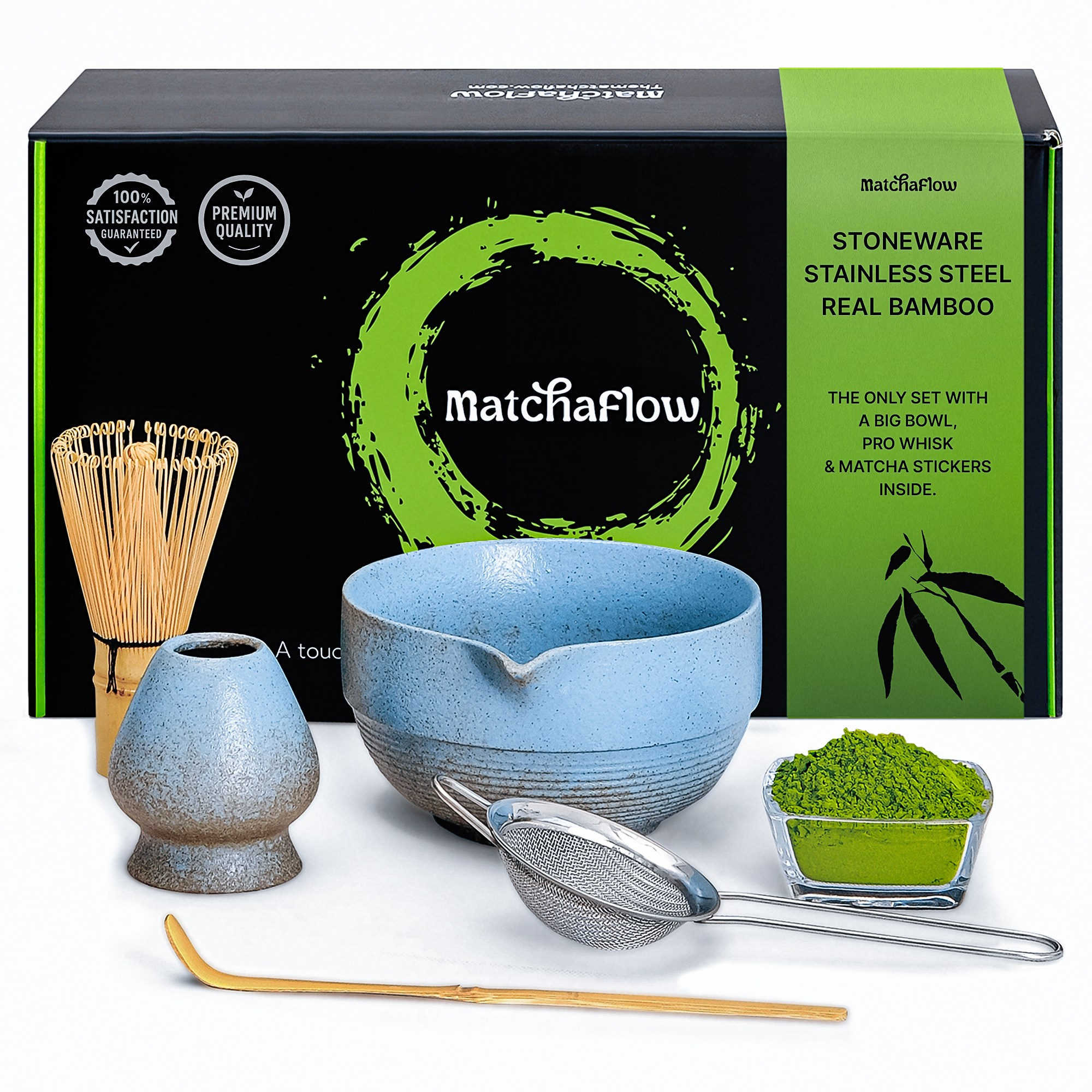 Matcha set. Дизайн карточек товара для Wildberries, Ozon, Amazon