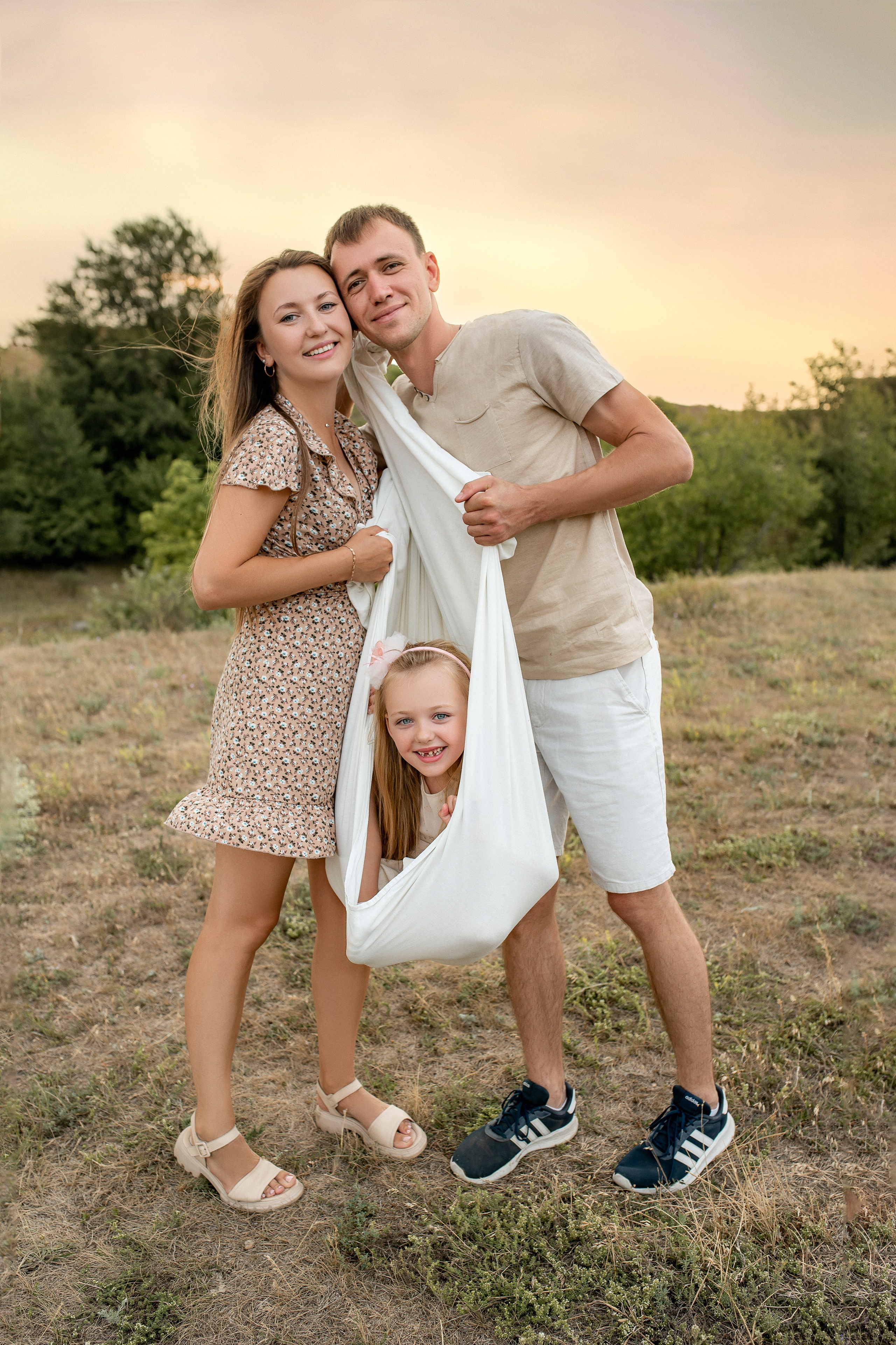 Семейная съемка на поляне 07.2024. Семейный и детский фотограф Наталья Горда