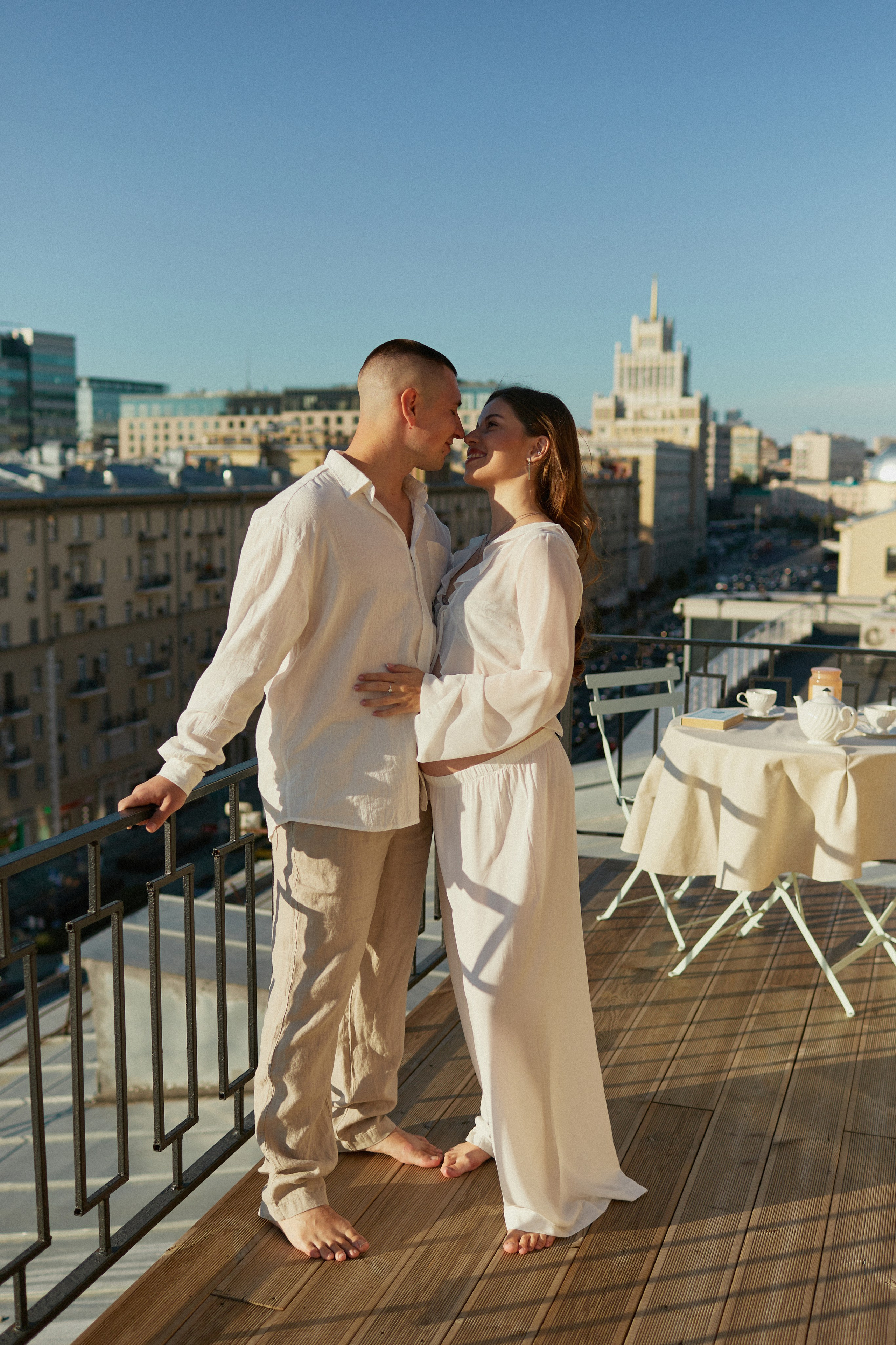 Любовь на крыше. Свадебный фотограф Москва Татьяна Кундельчук