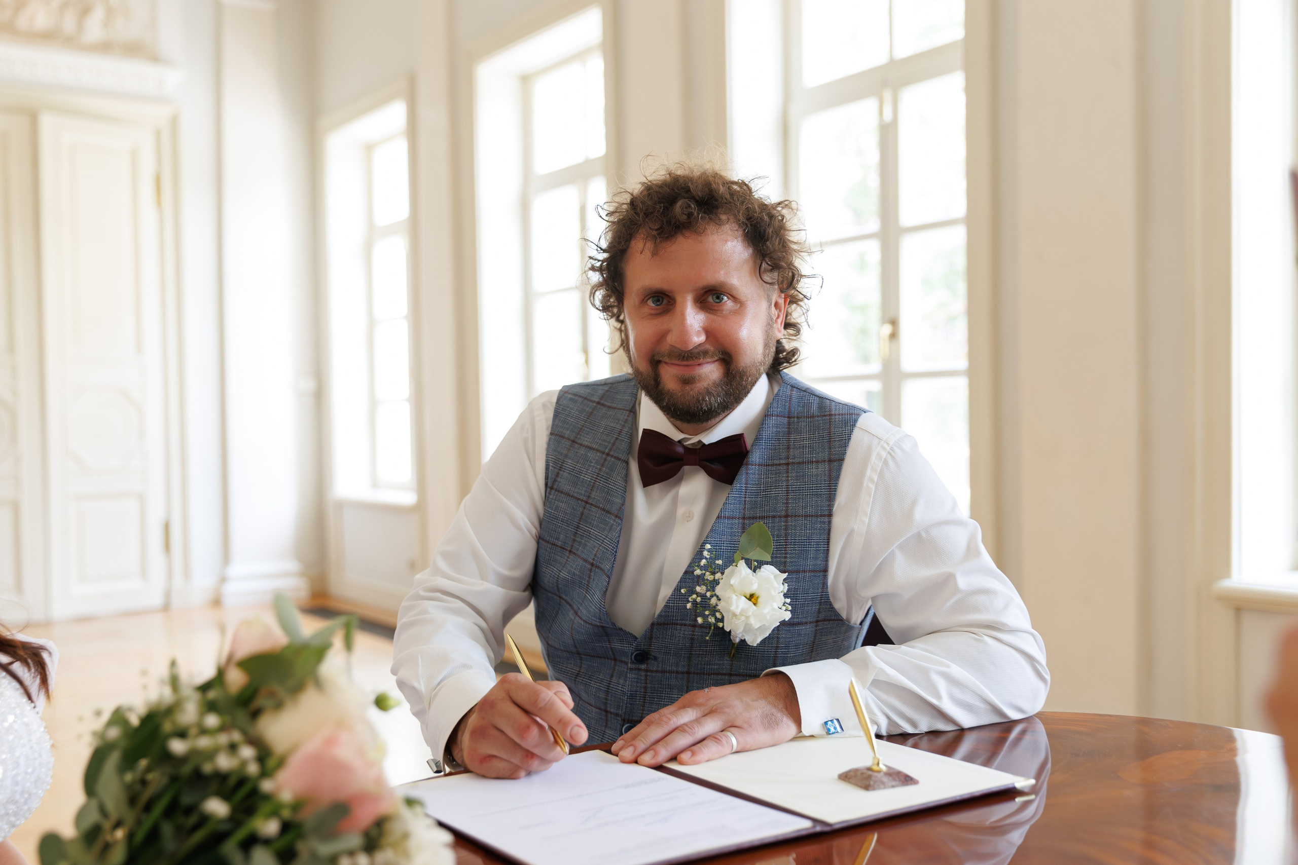 Регистрация брака в усадьбе Муравьевых-Апостолов. Свадебный фотограф Москва и МО Сергей Киржаев