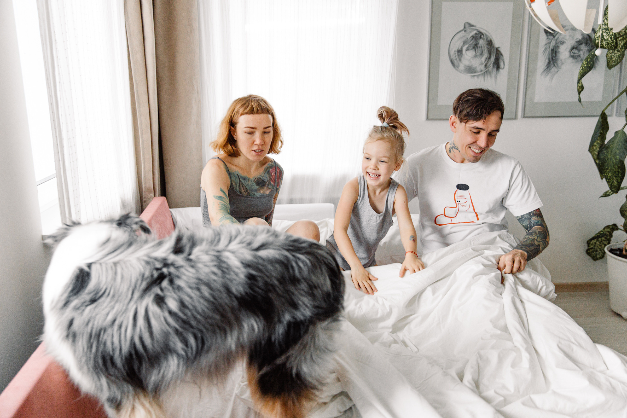 Трое в кровати не считая Джози и кота