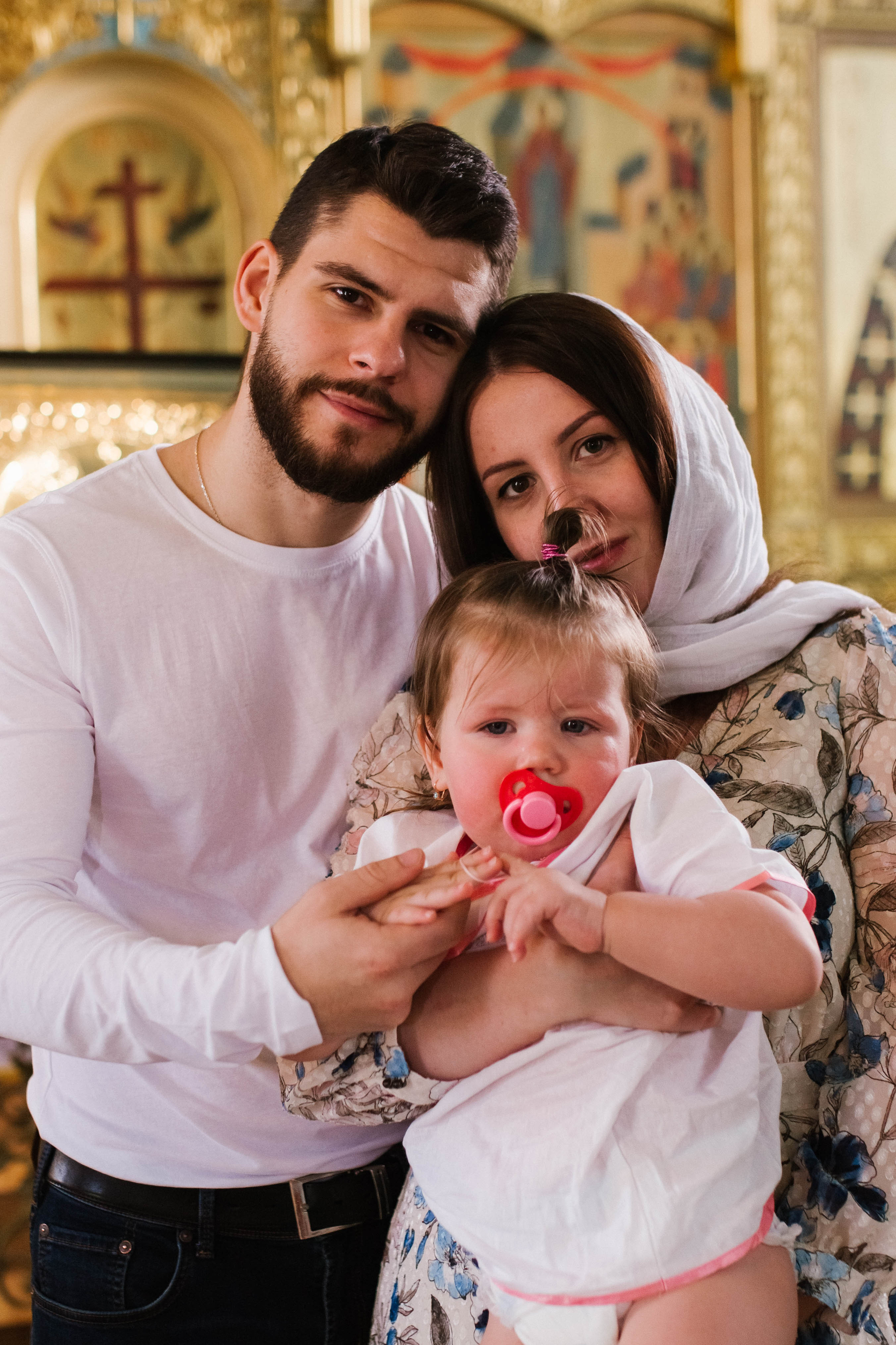 Крестины Киры. Семейный фотограф в городе Мегион и Нижневартовск Дзюба Татьяна