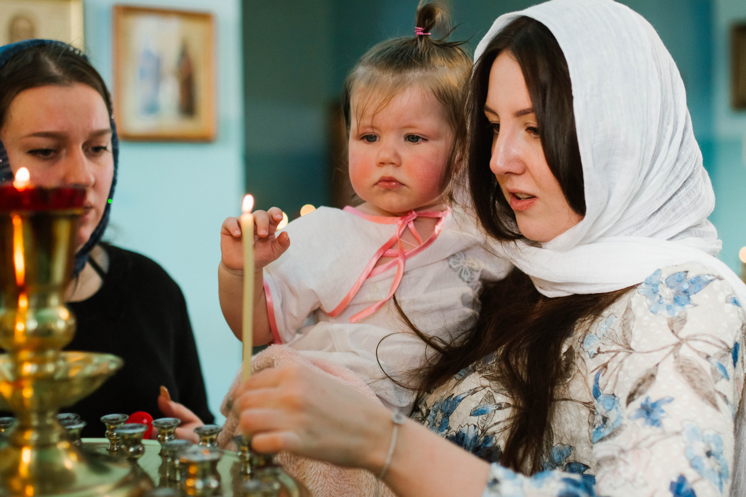 Крестины Киры. Семейный фотограф в городе Мегион и Нижневартовск Дзюба Татьяна