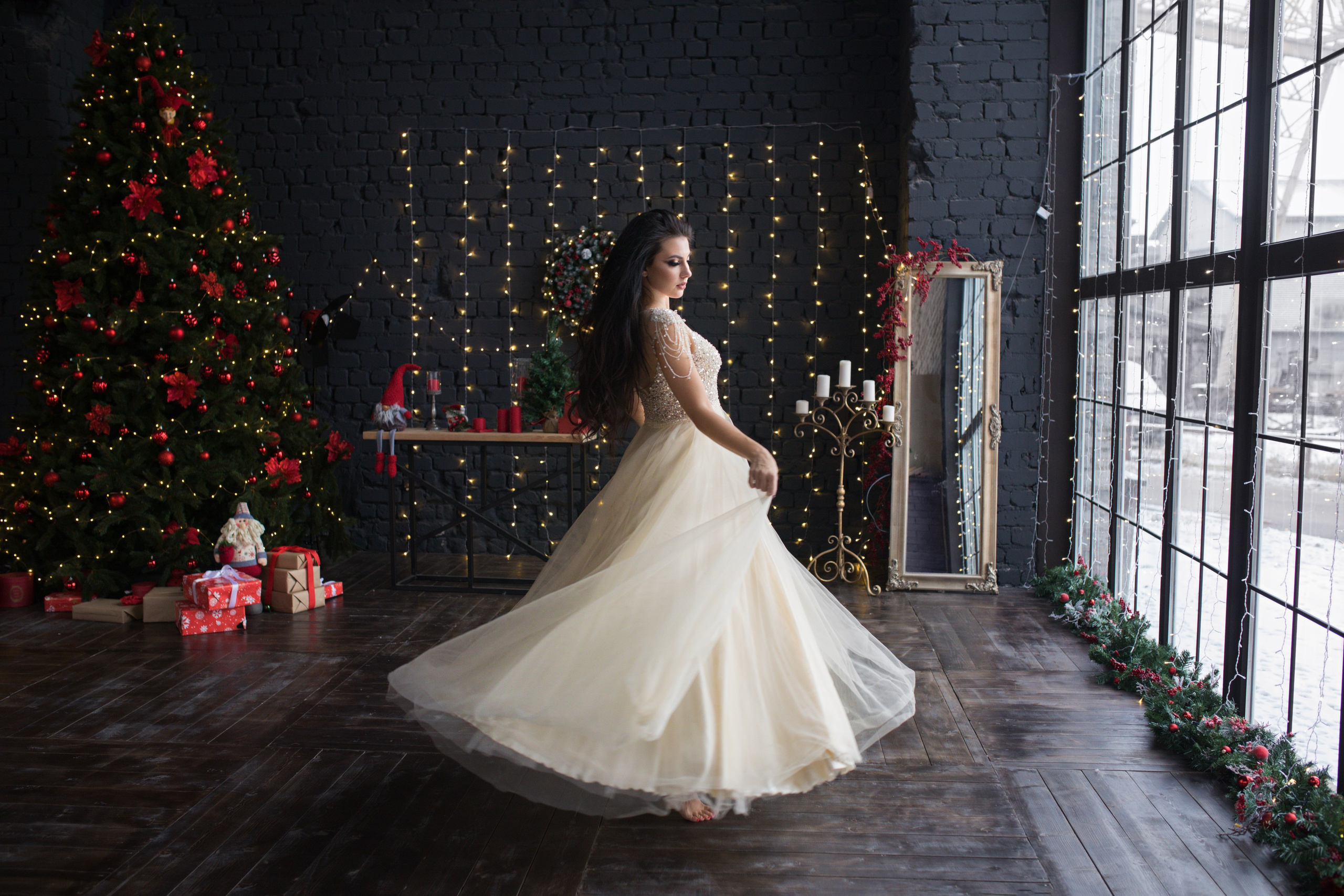 Студийная съемка с Кристиной в интерьере для «себя»