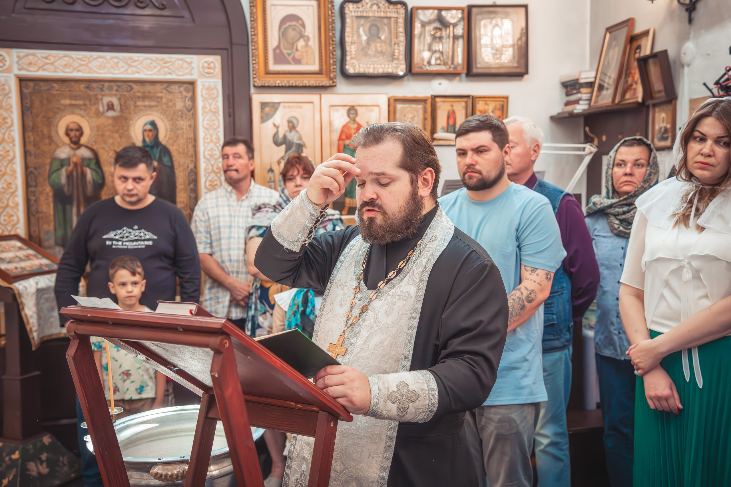 Крещение Анастасии в храме Михаила Тверского. Фотограф Евгений Егоров