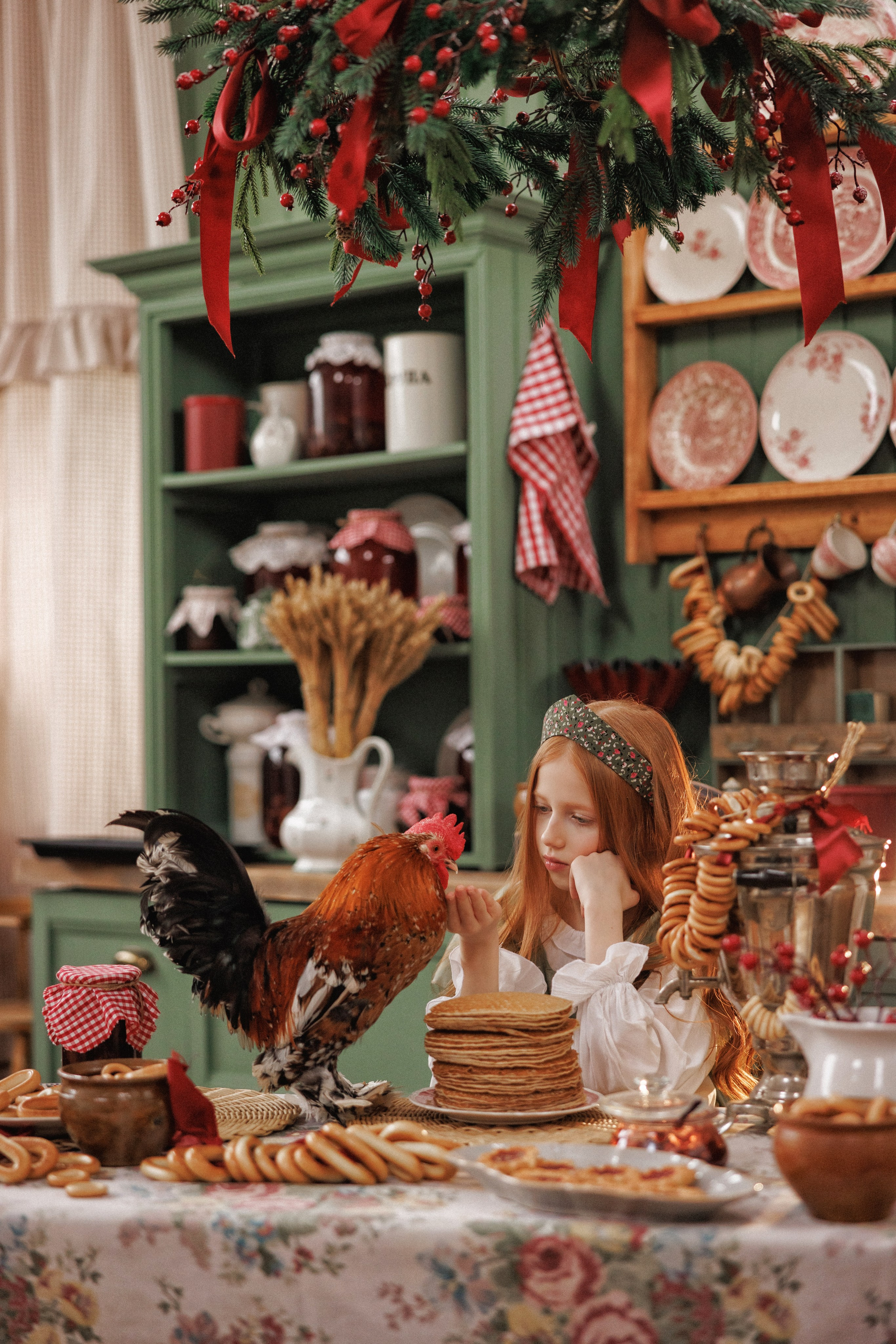 Фотосессия в Русском стиле «Масленица», в фотостудии Ольги Сурухановой, город Краснодар. Семейный и детский фотограф в Краснодаре Анна Трашкова