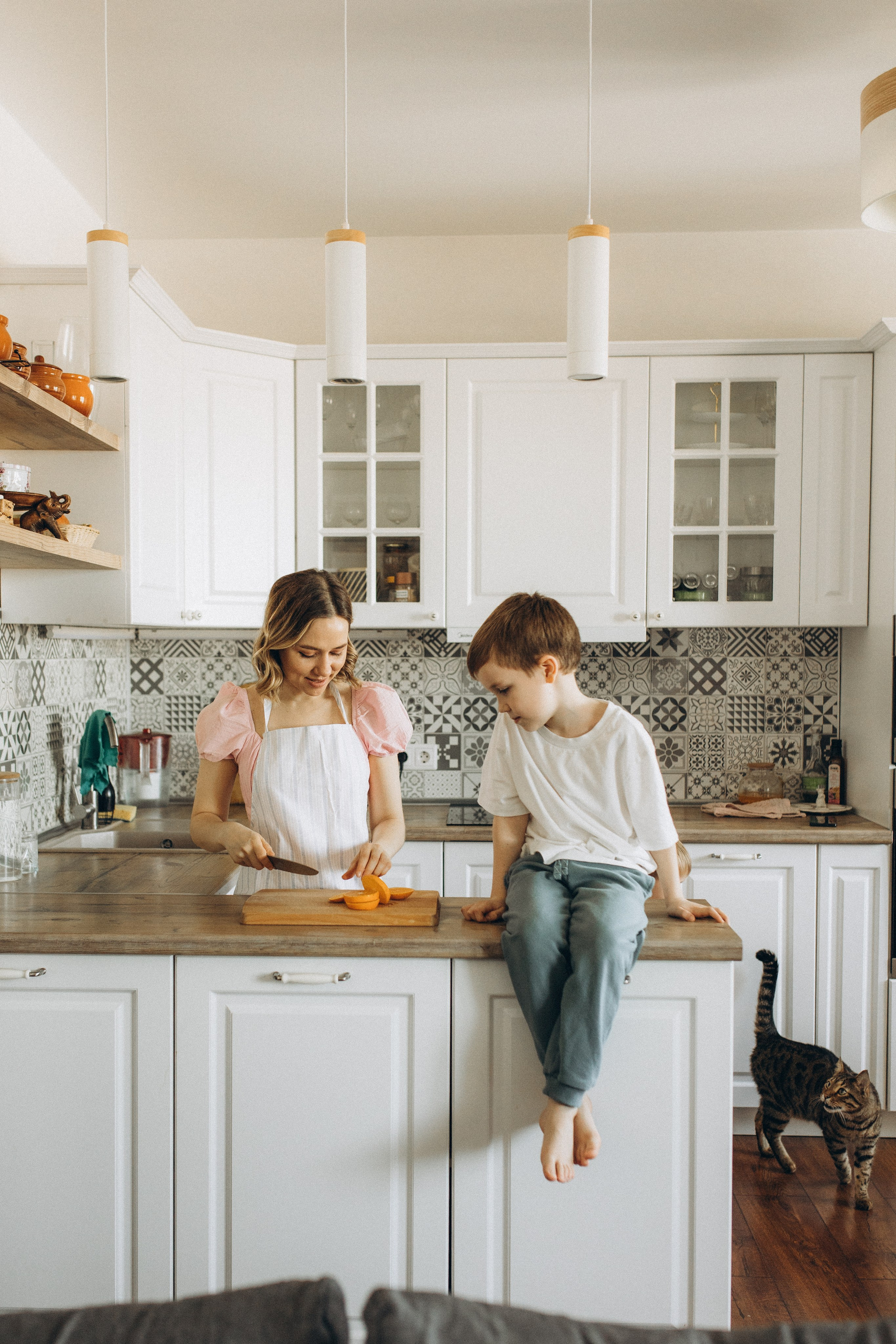 Аня с сыновьями. Семейный фотограф lifestyle в Новосибирске Елена Шпилевая