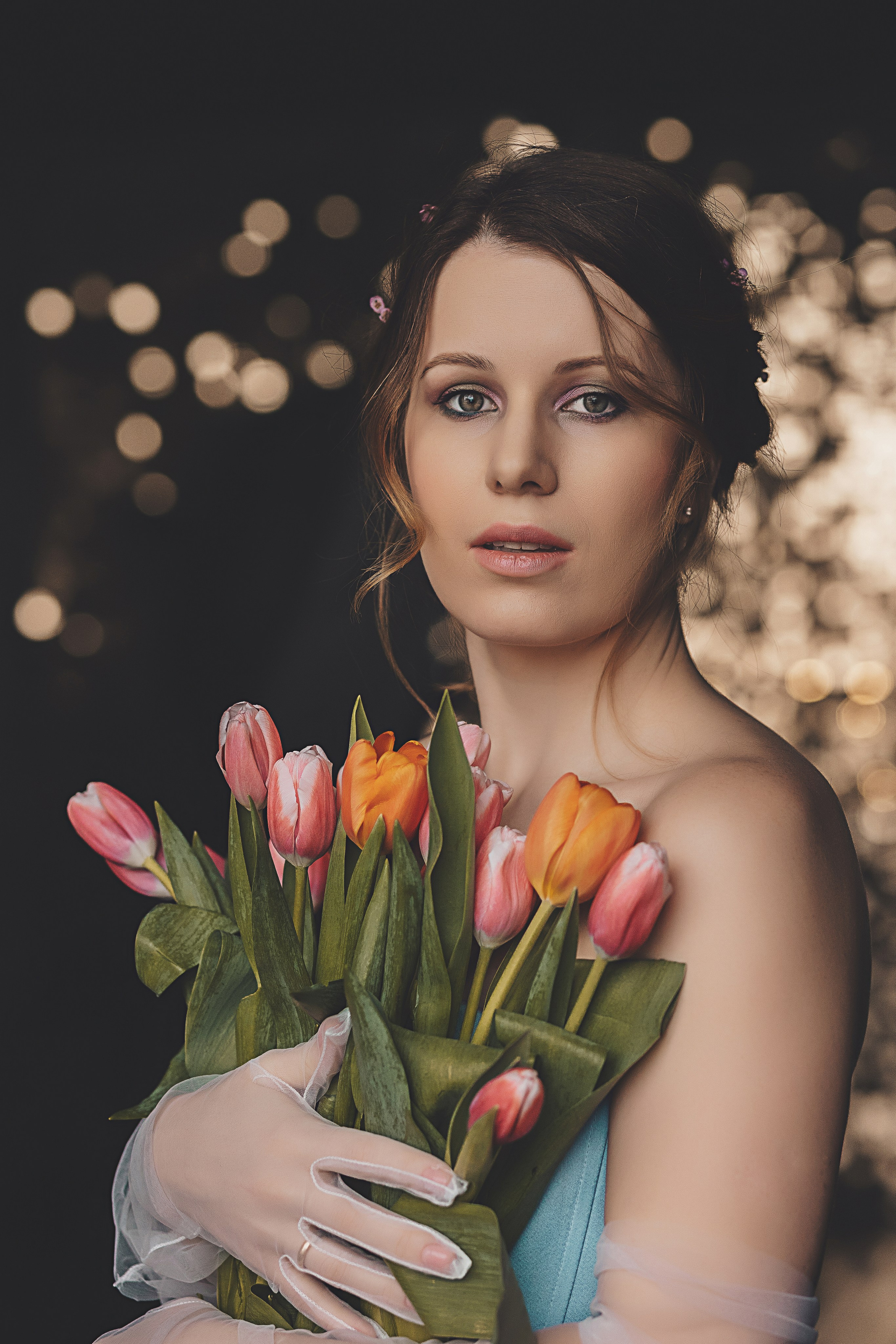 Весенняя Фотосессия в студии. Семейный и женский фотограф в Москве Надежда Воробьева