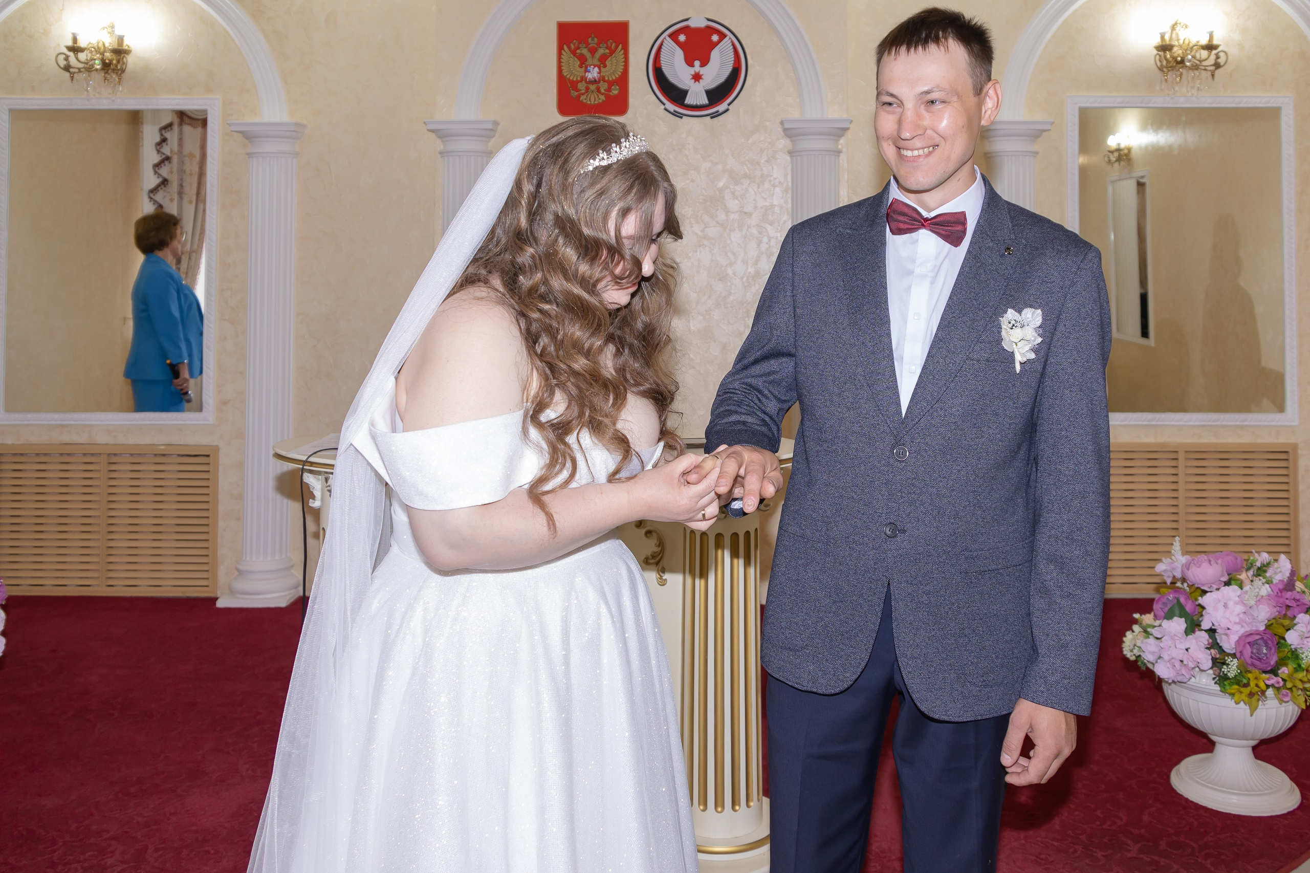 Свадебная съемка регистрации в ЗАГСе г. Можга