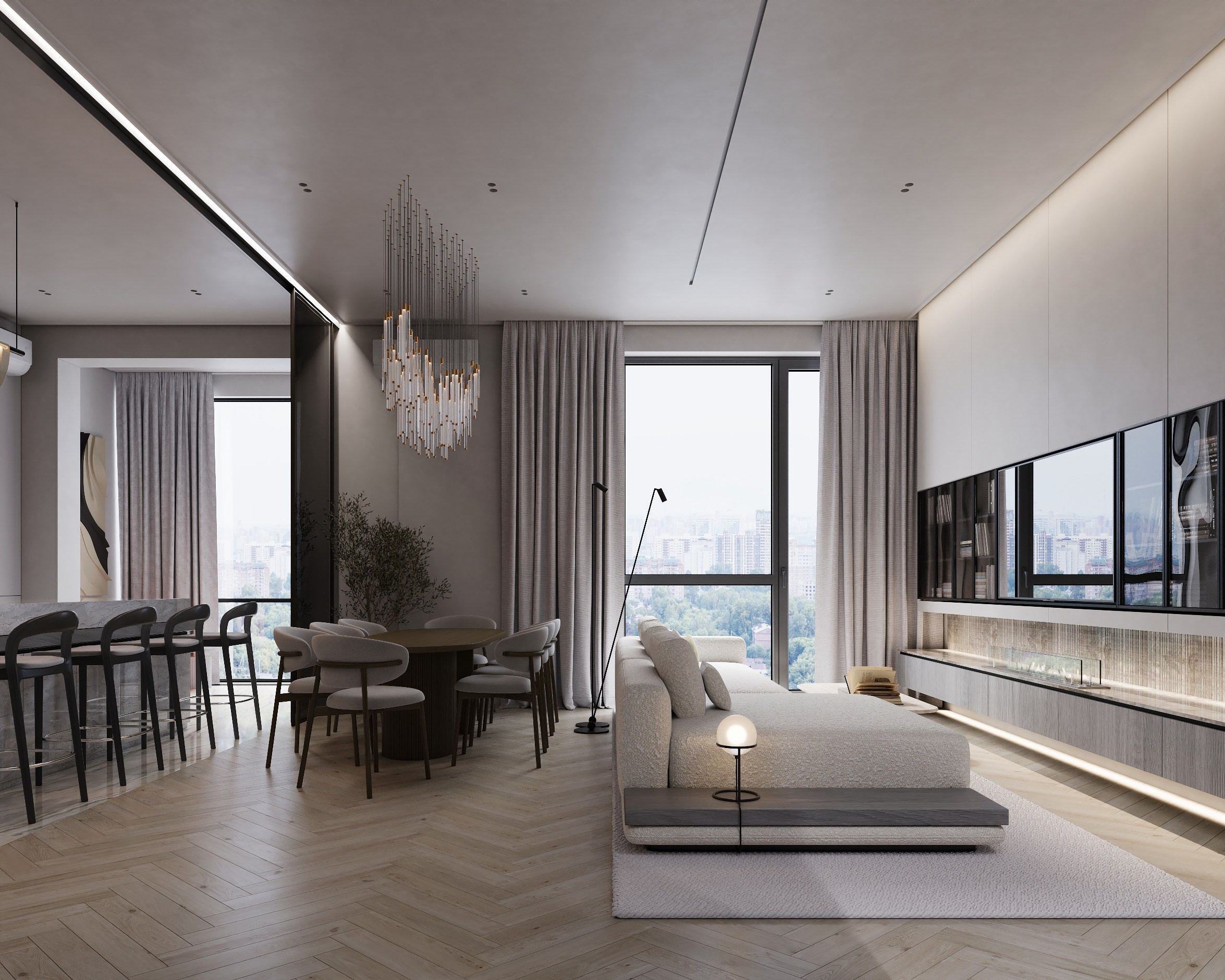 ЖК «President`s Park», 150 м². Room Design Studio