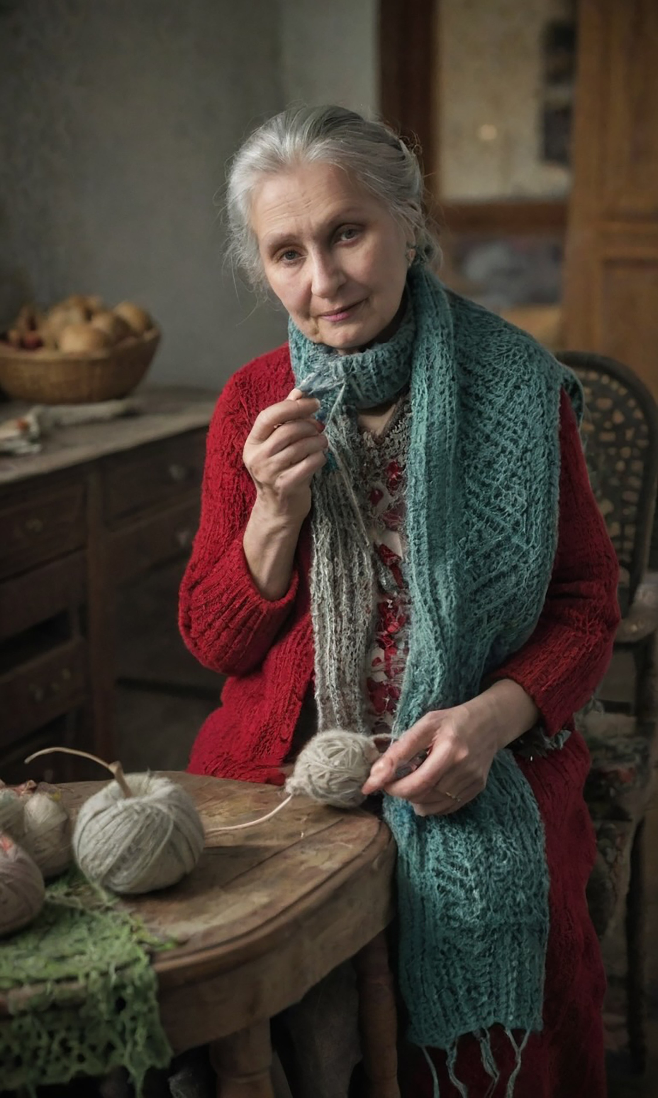 Babushka / Бабушка. Художник Катерина Копейкина / Artist Katerina Kopeikina