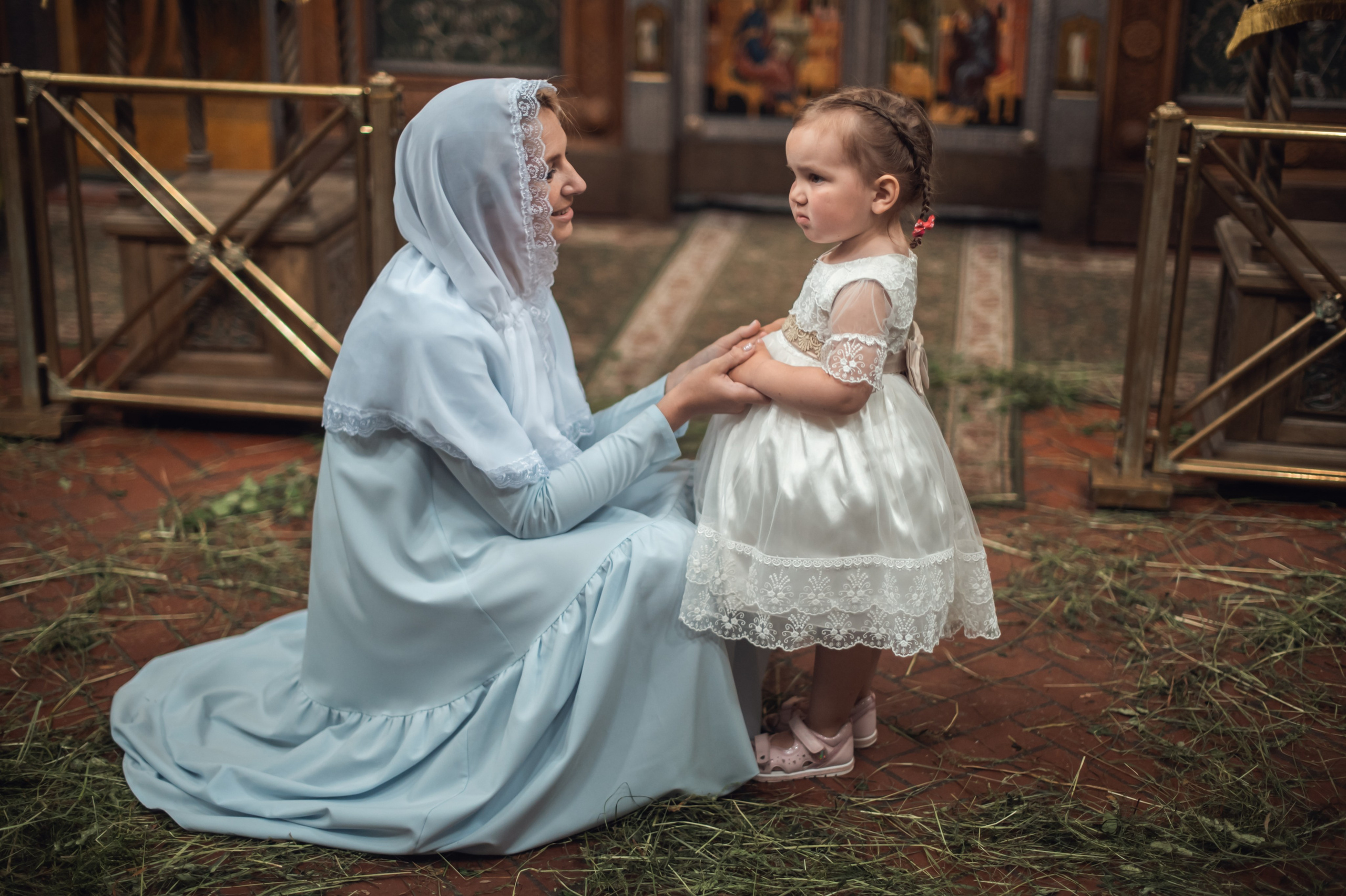 Крещение Марии храм на Мосфильмовской. Фотограф Алёна Мил