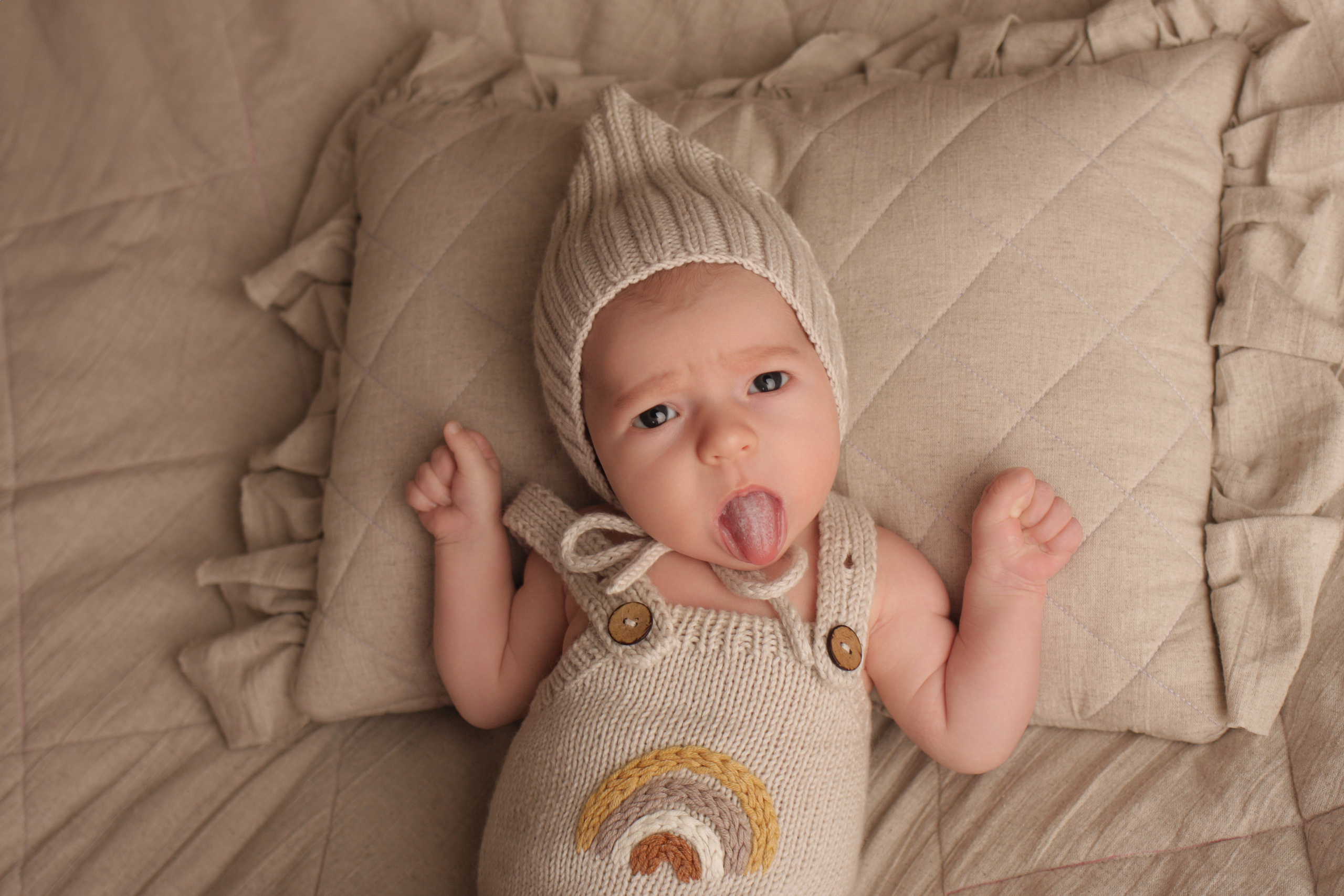 Ньюборн съемка Ксюшеньки 1,5 месяца. Детский фотограф новорожденных в Москве и Московской области Анна