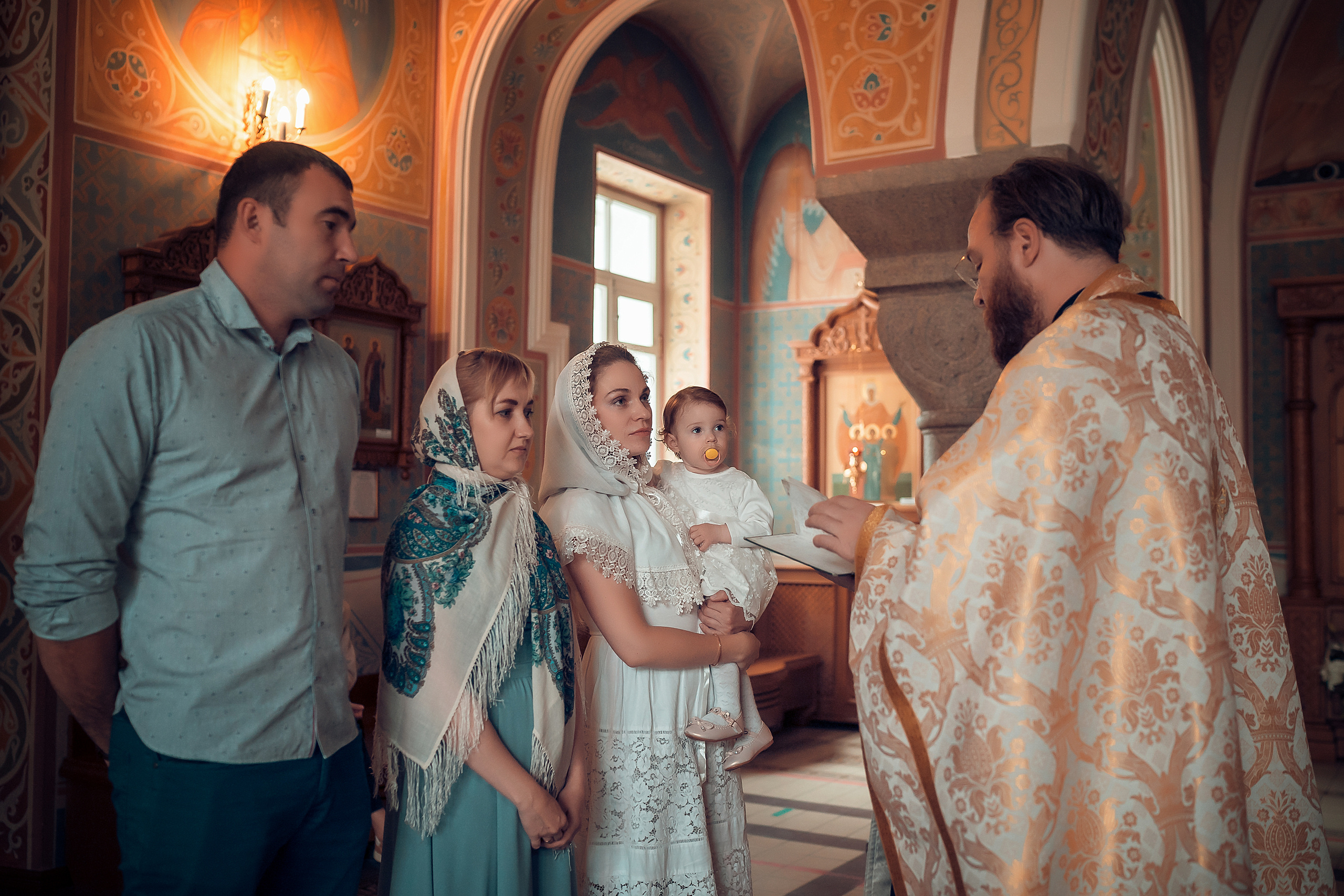 Крещение Валерии Храм Иоанна Предтечи. Фотограф на Крещение и Венчание в Красноярске Рамазанова Юлия