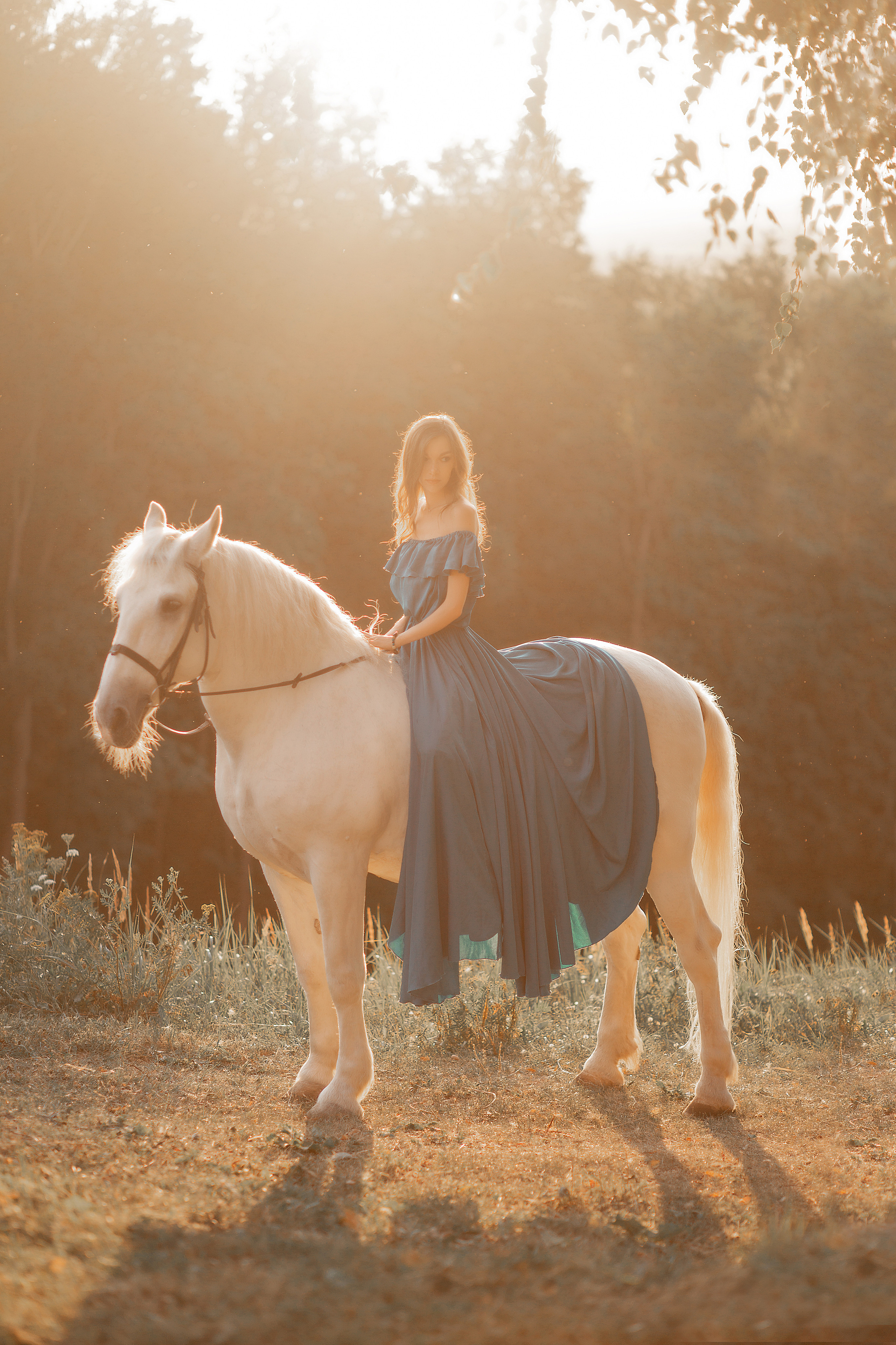 Светлана и Воробей 16.08.2022. Фотосессия с лошадьми в Нижнем Новгороде