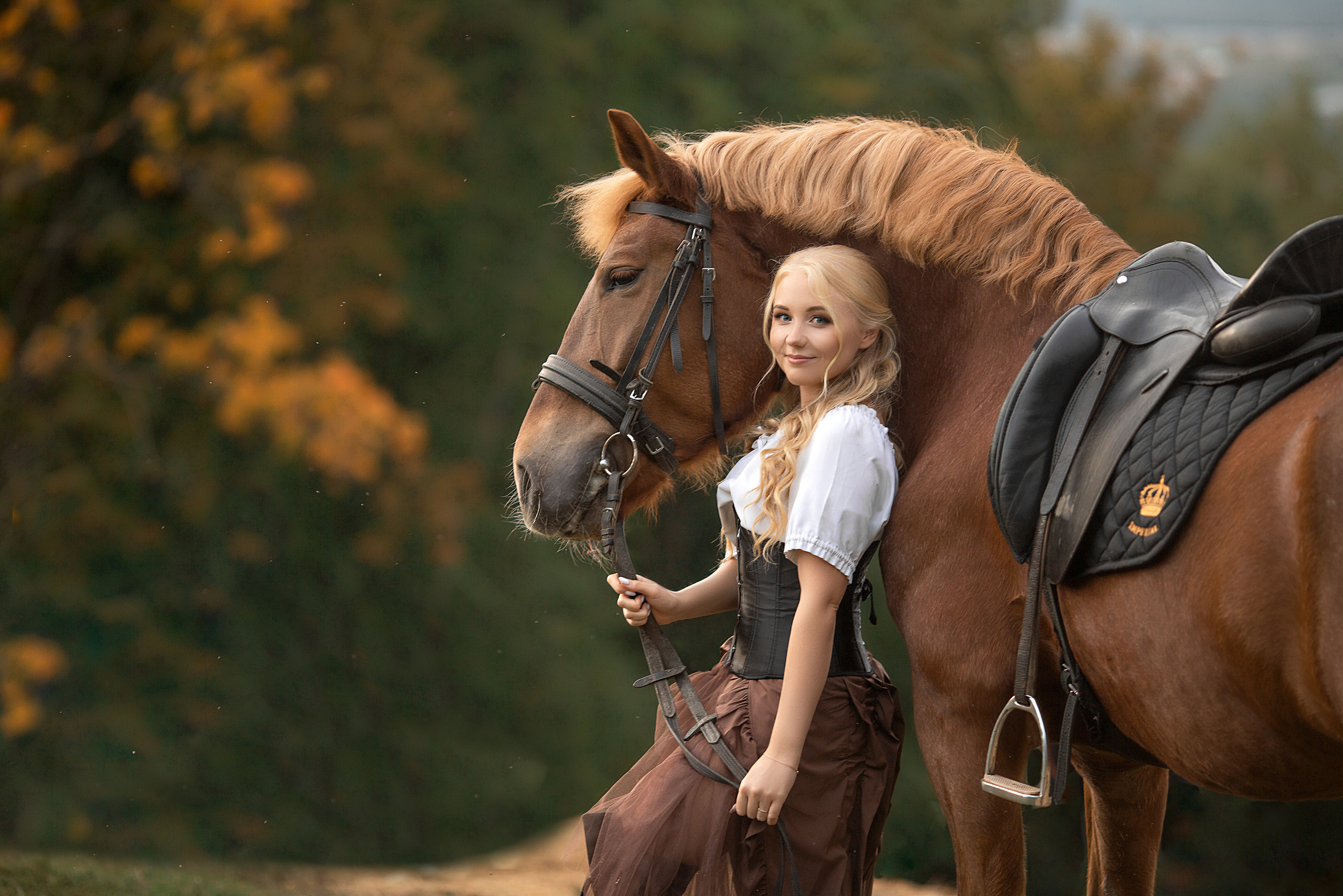 Фотосессия Любы и Дениса с Радугой. Фотосессия с лошадьми в Нижнем Новгороде