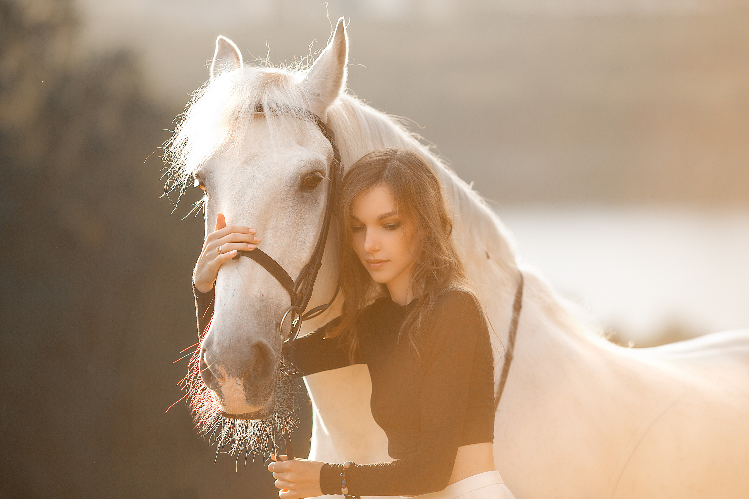 Светлана и Воробей 16.08.2022. Фотосессия с лошадьми в Нижнем Новгороде