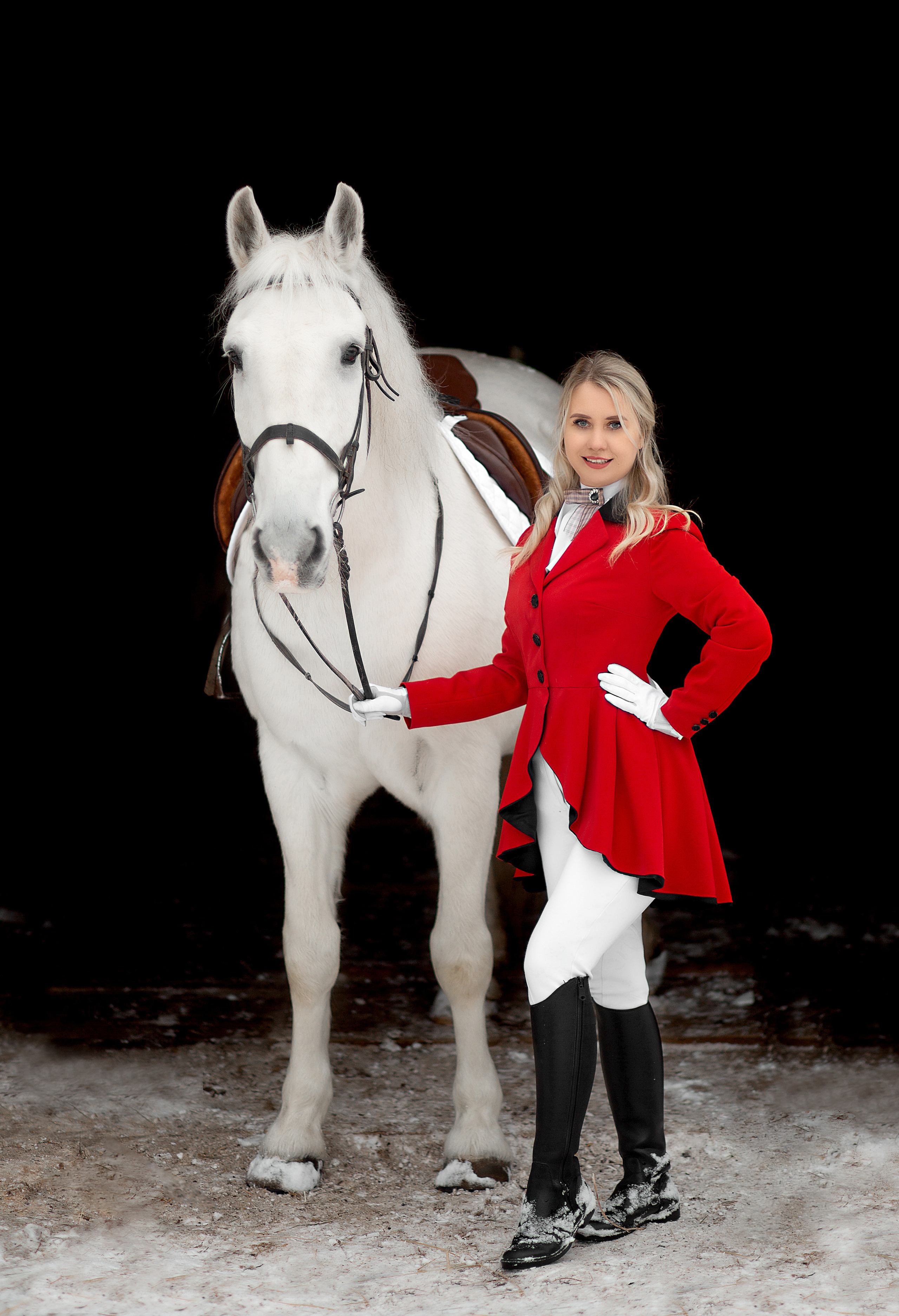 Оксана и Воробушек 19.11.22. Фотосессия с лошадьми в Нижнем Новгороде