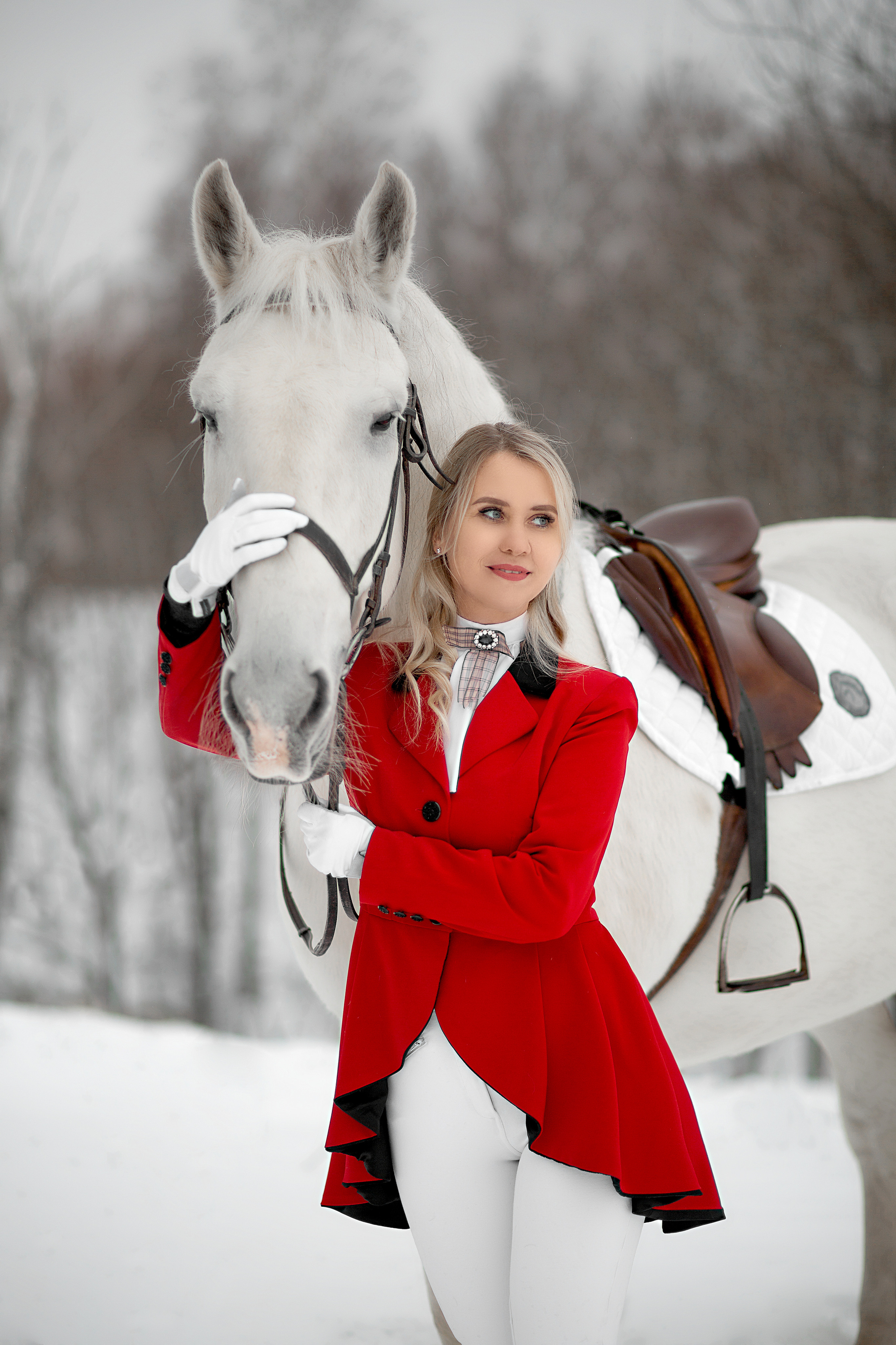 Оксана и Воробушек 19.11.22. Фотосессия с лошадьми в Нижнем Новгороде