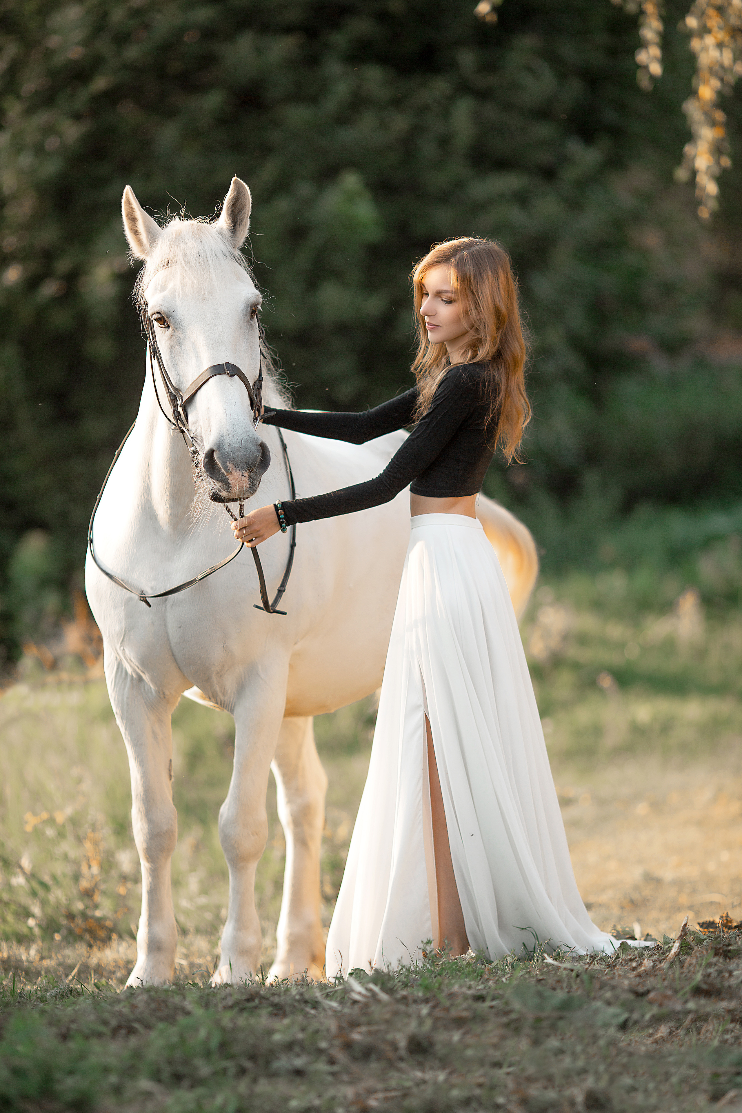Светлана и Воробей 16.08.2022. Фотосессия с лошадьми в Нижнем Новгороде