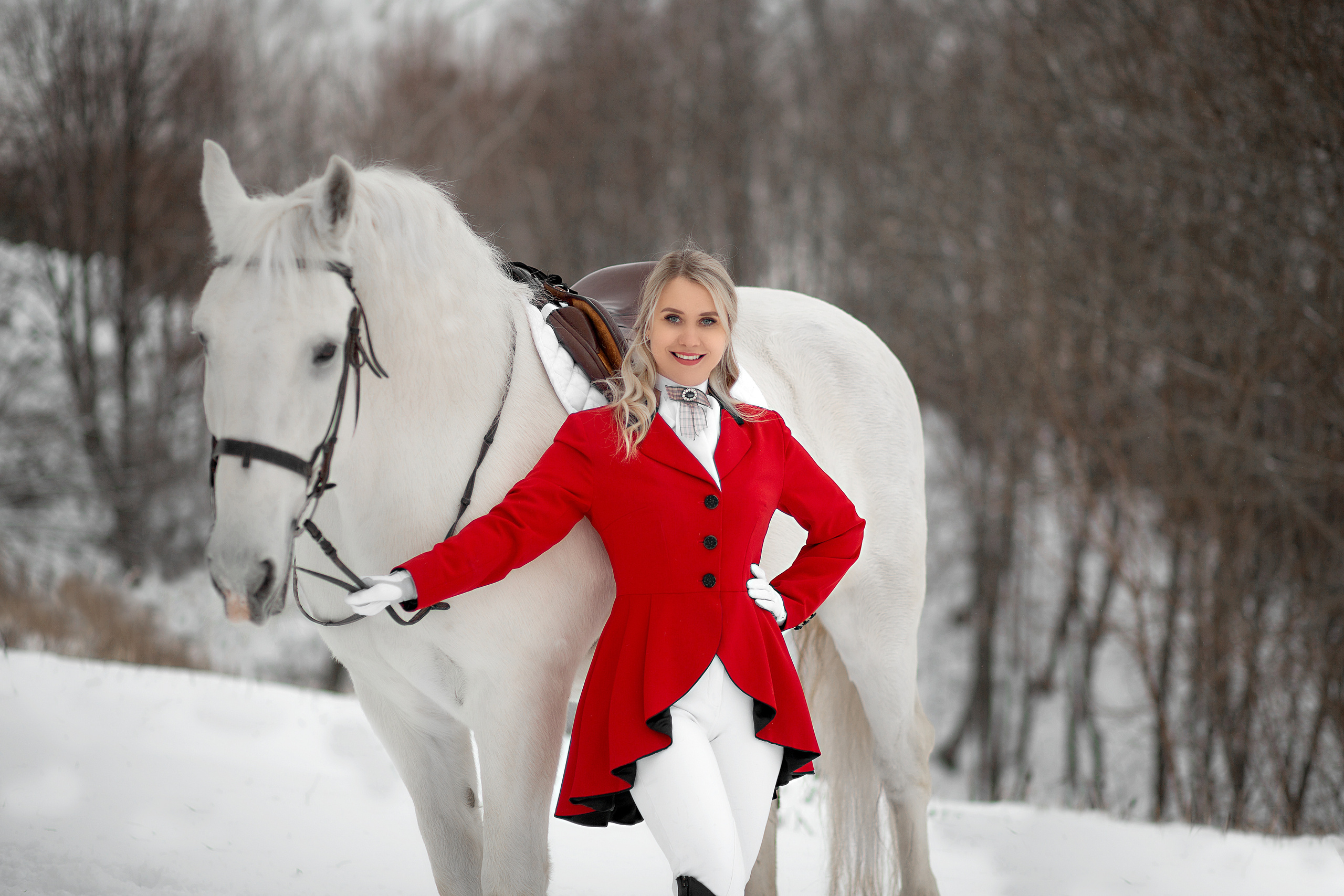 Оксана и Воробушек 19.11.22. Фотосессия с лошадьми в Нижнем Новгороде