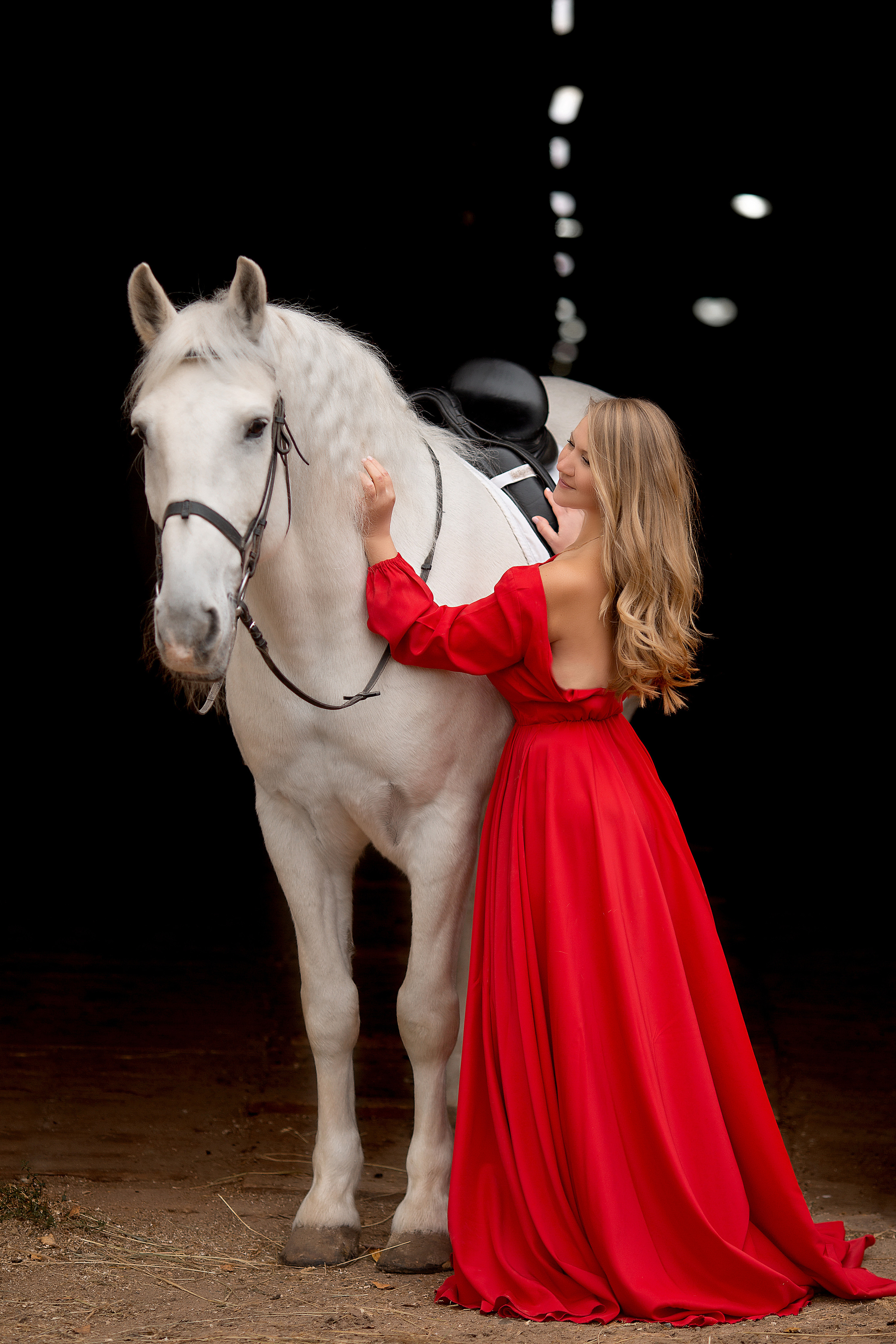 Светлана и Воробей 23.10.22. Фотосессия с лошадьми в Нижнем Новгороде