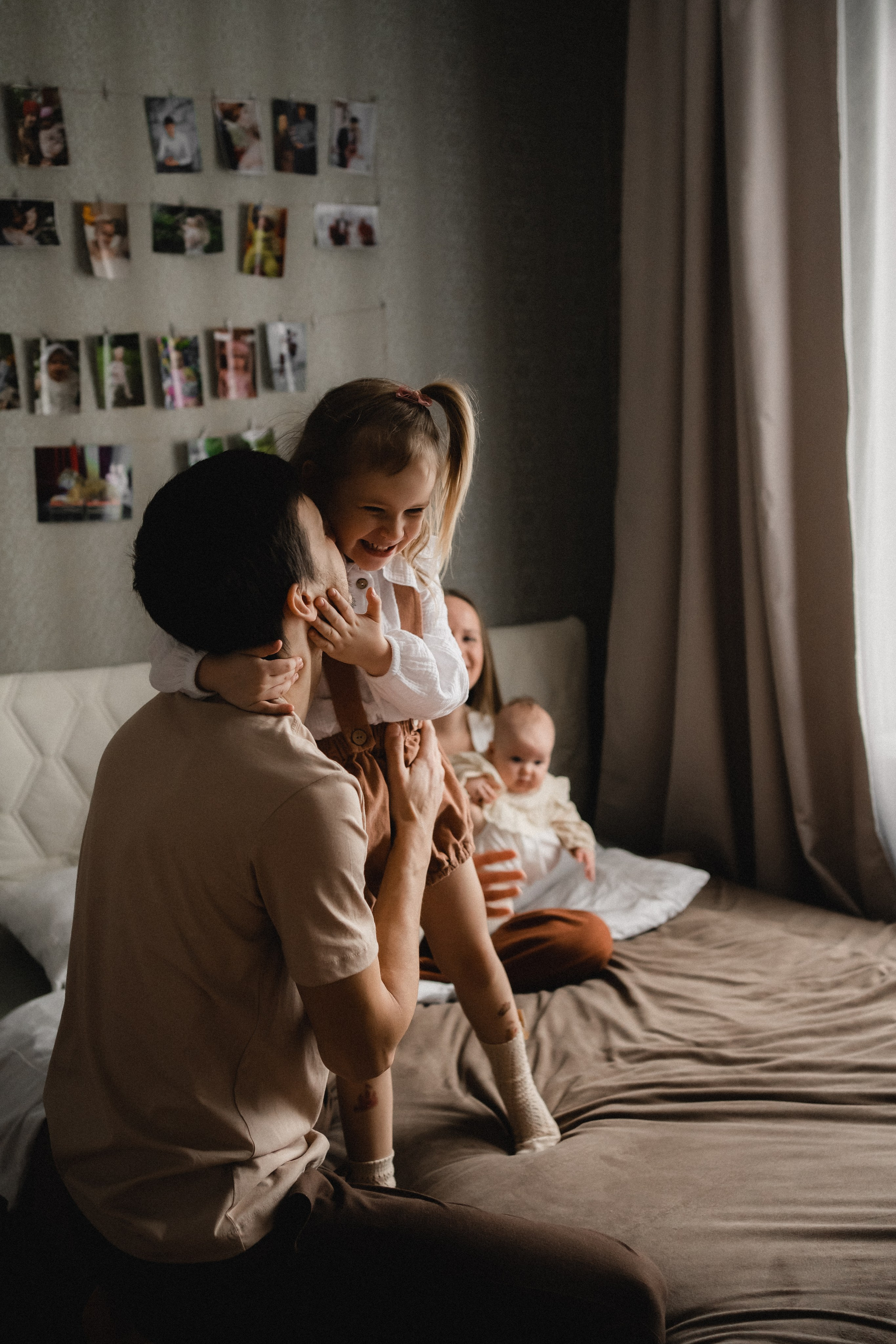 Семейная домашняя фотосессия в Домодедово. Семейный фотограф в Москве и в Домодедово Екатерина Патракова