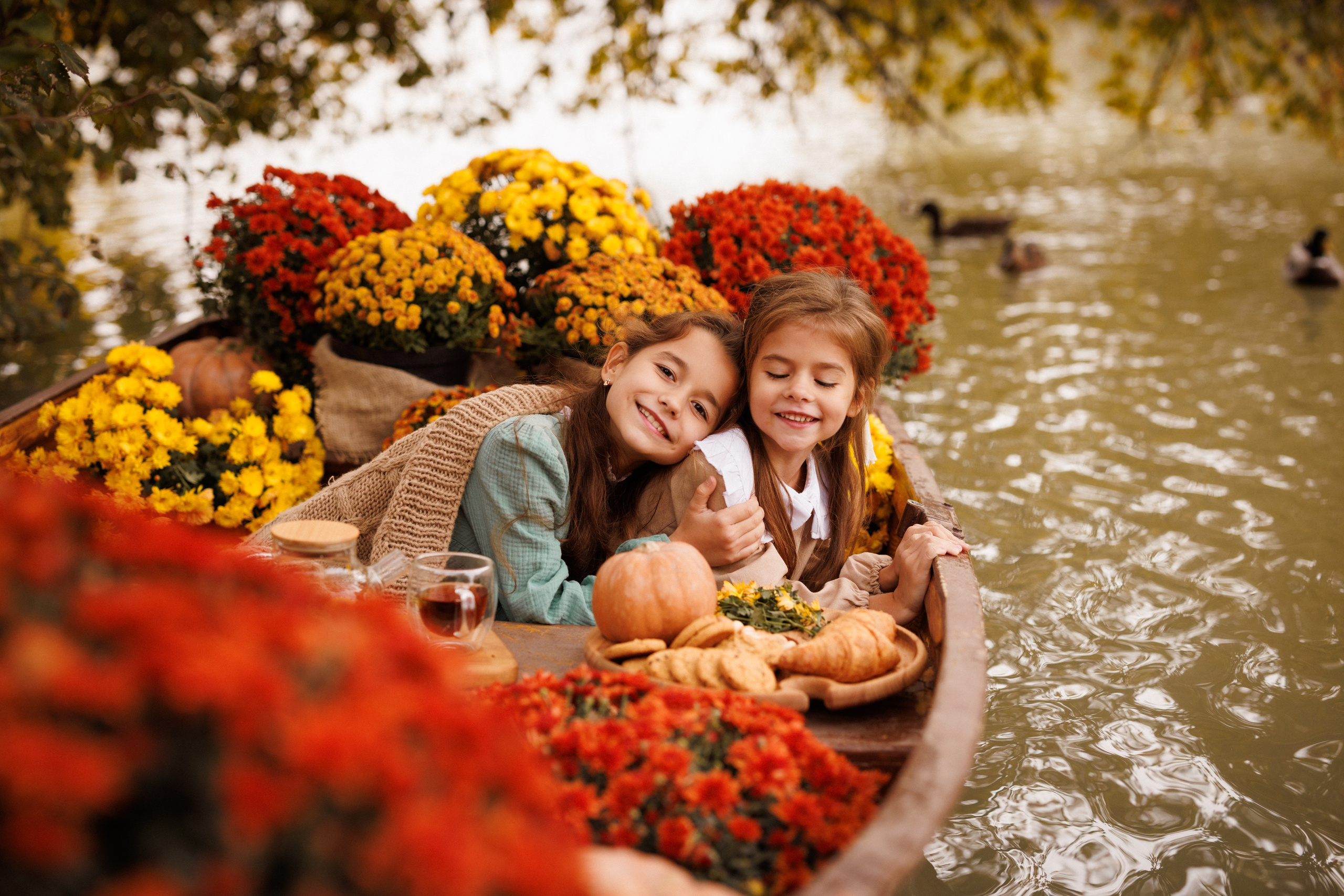 ЛОДКА, осень. Семейный и детский фотограф в Краснодаре Анна Трашкова
